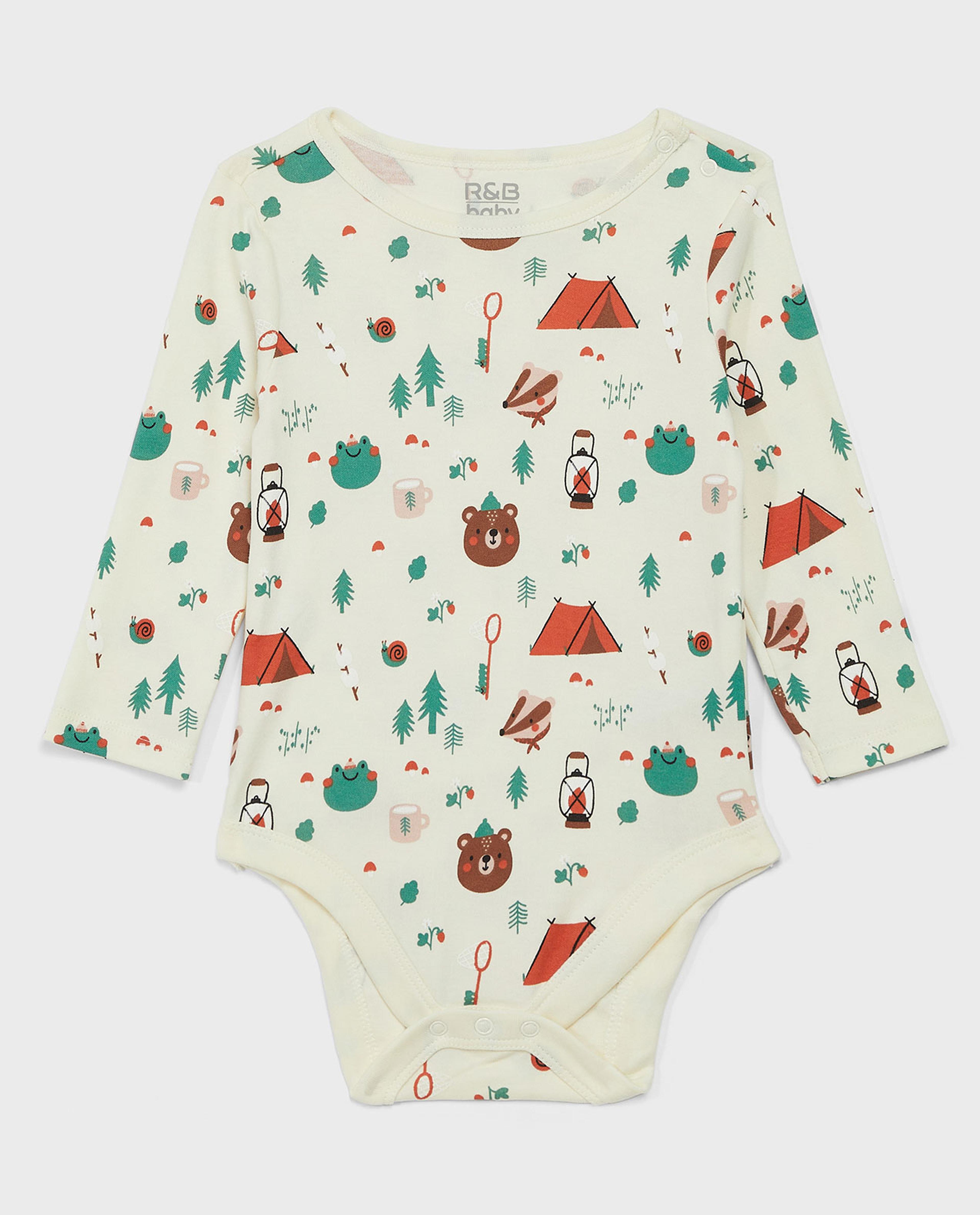 3 Pack Printed Bodysuits