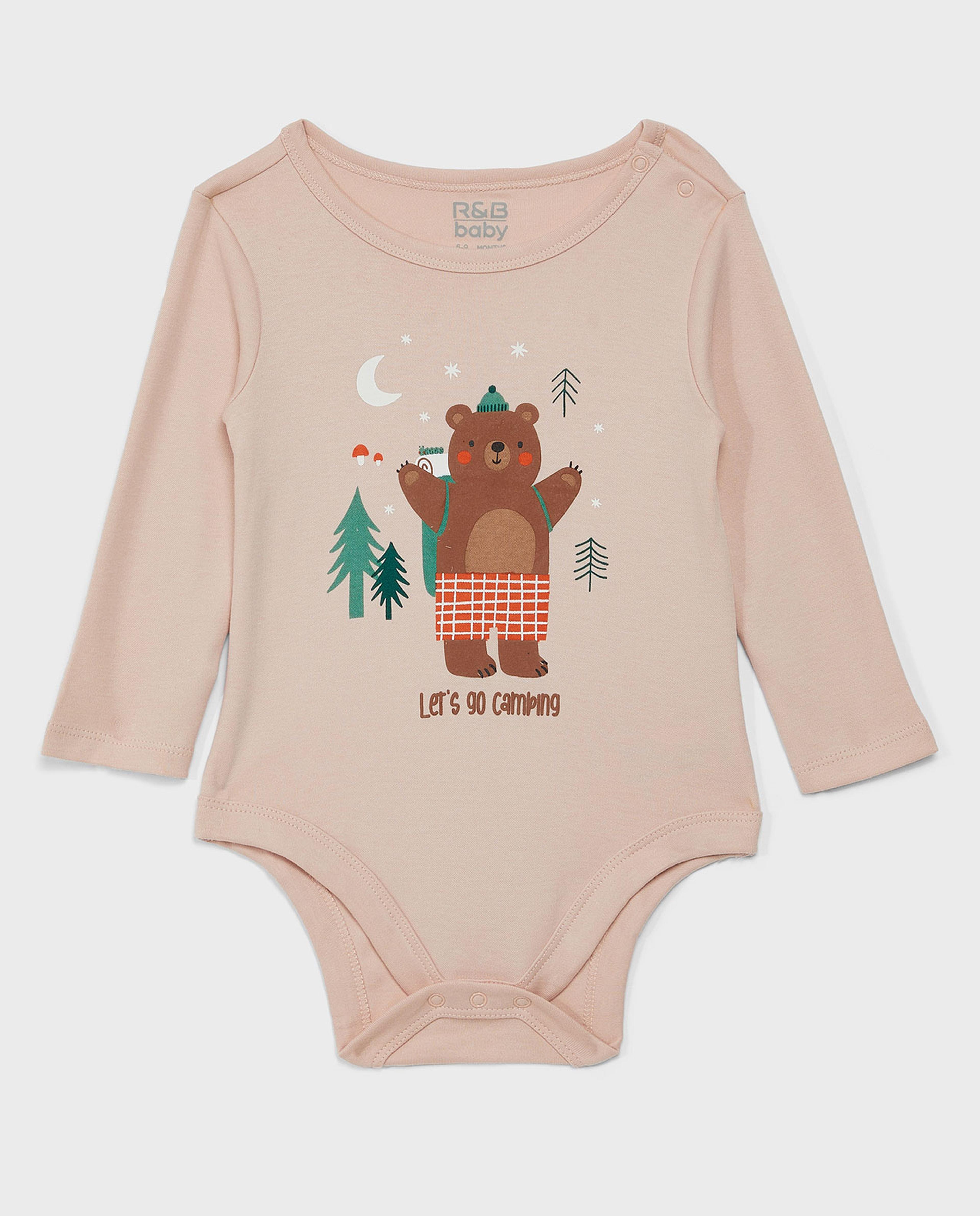 3 Pack Printed Bodysuits