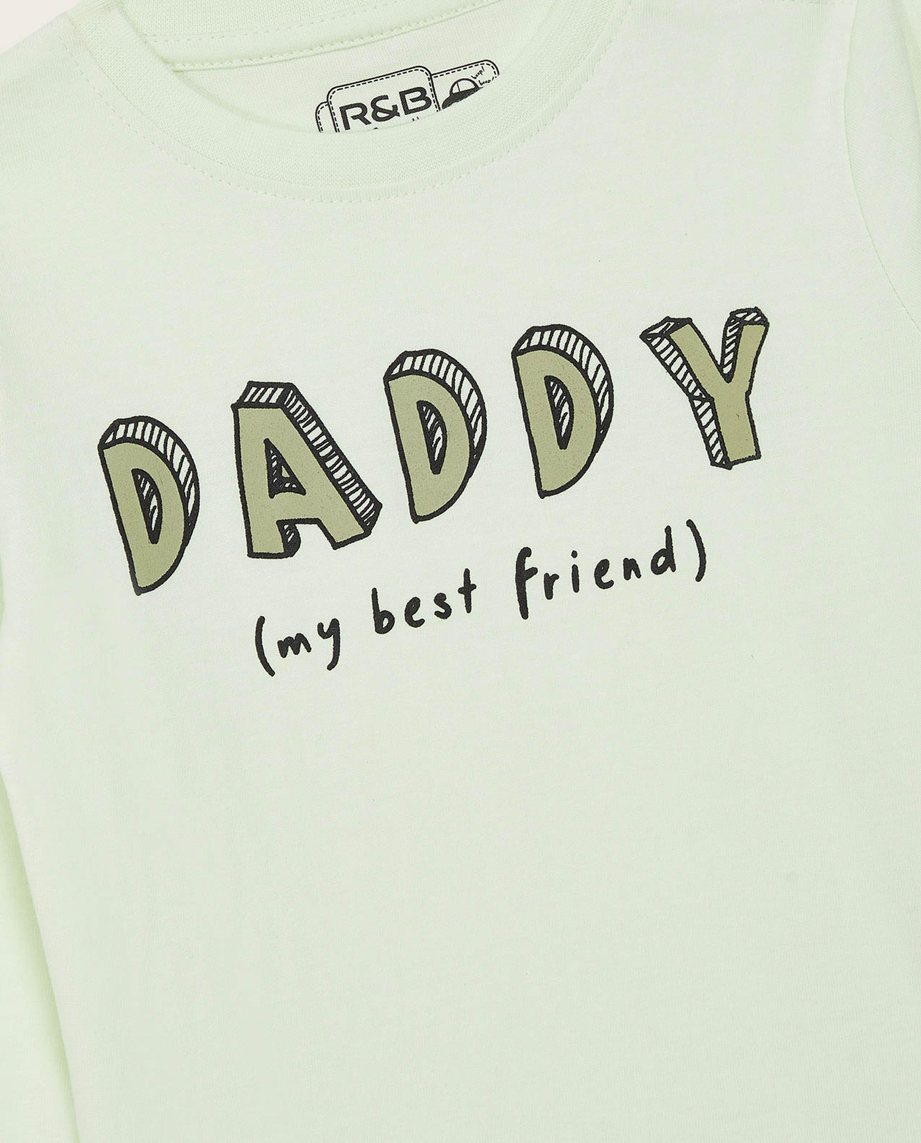 Printed T-Shirt with Crew Neck and Long Sleeves