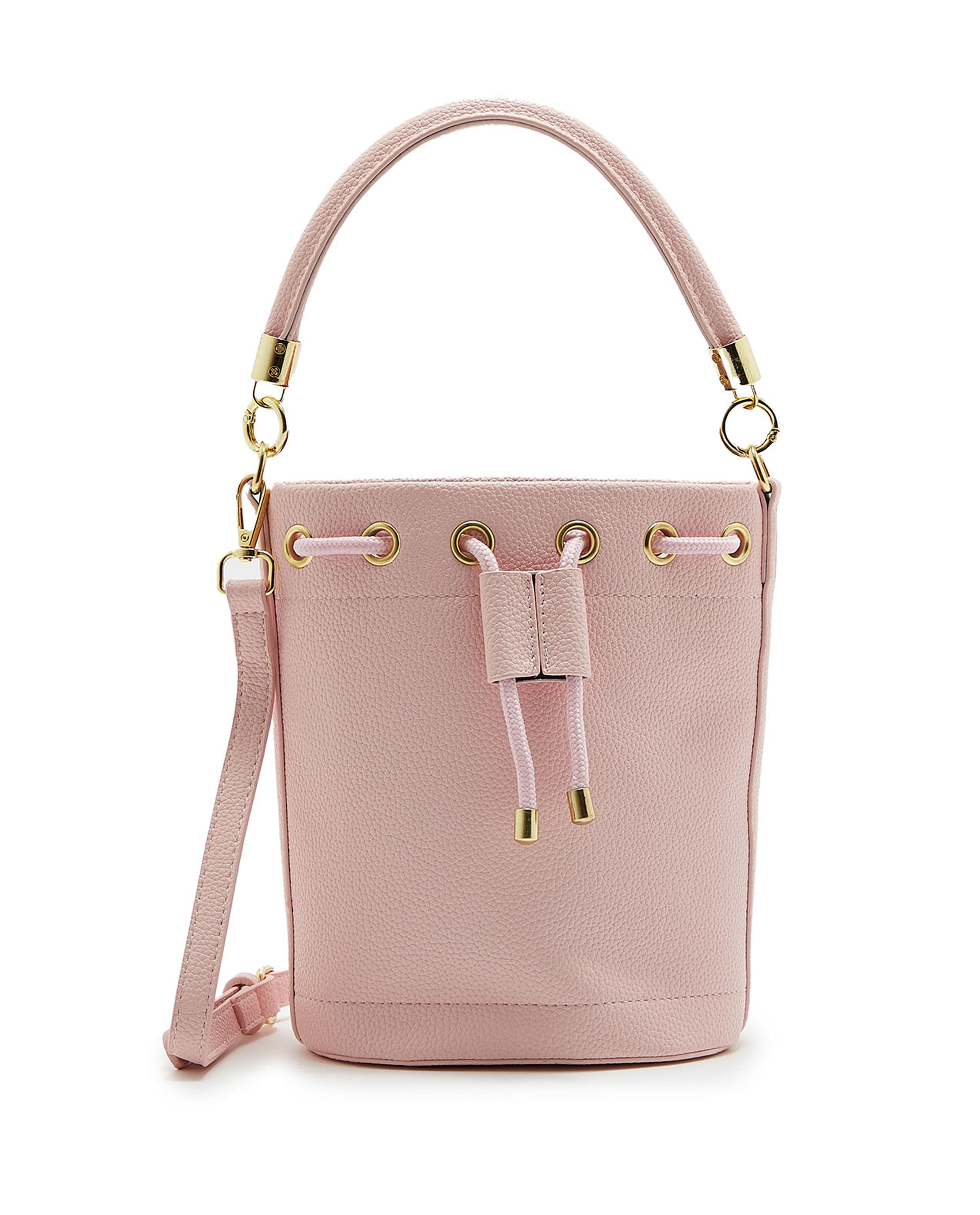 Drawstring Closure Bucket Bag