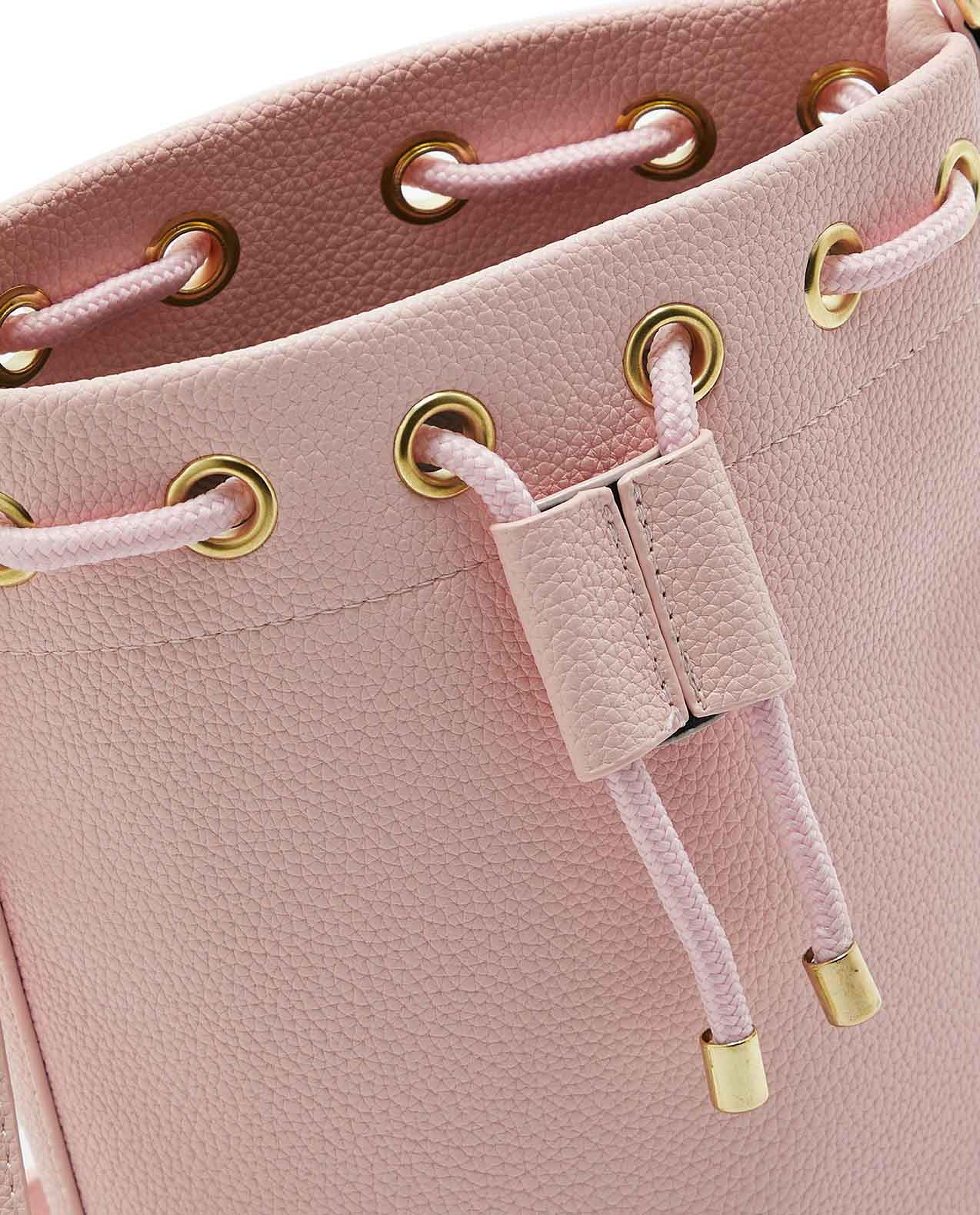 Drawstring Closure Bucket Bag