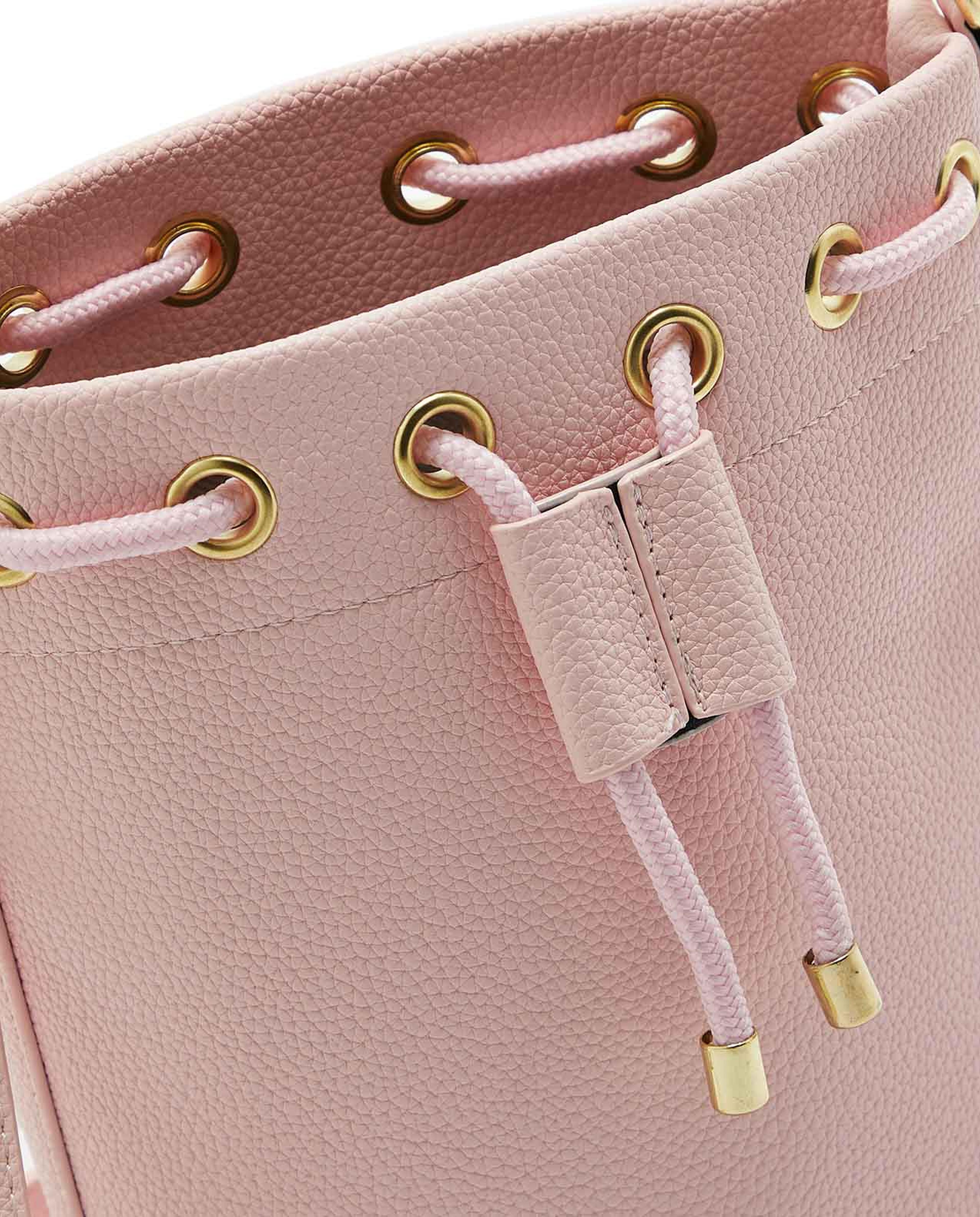 Drawstring Closure Bucket Bag