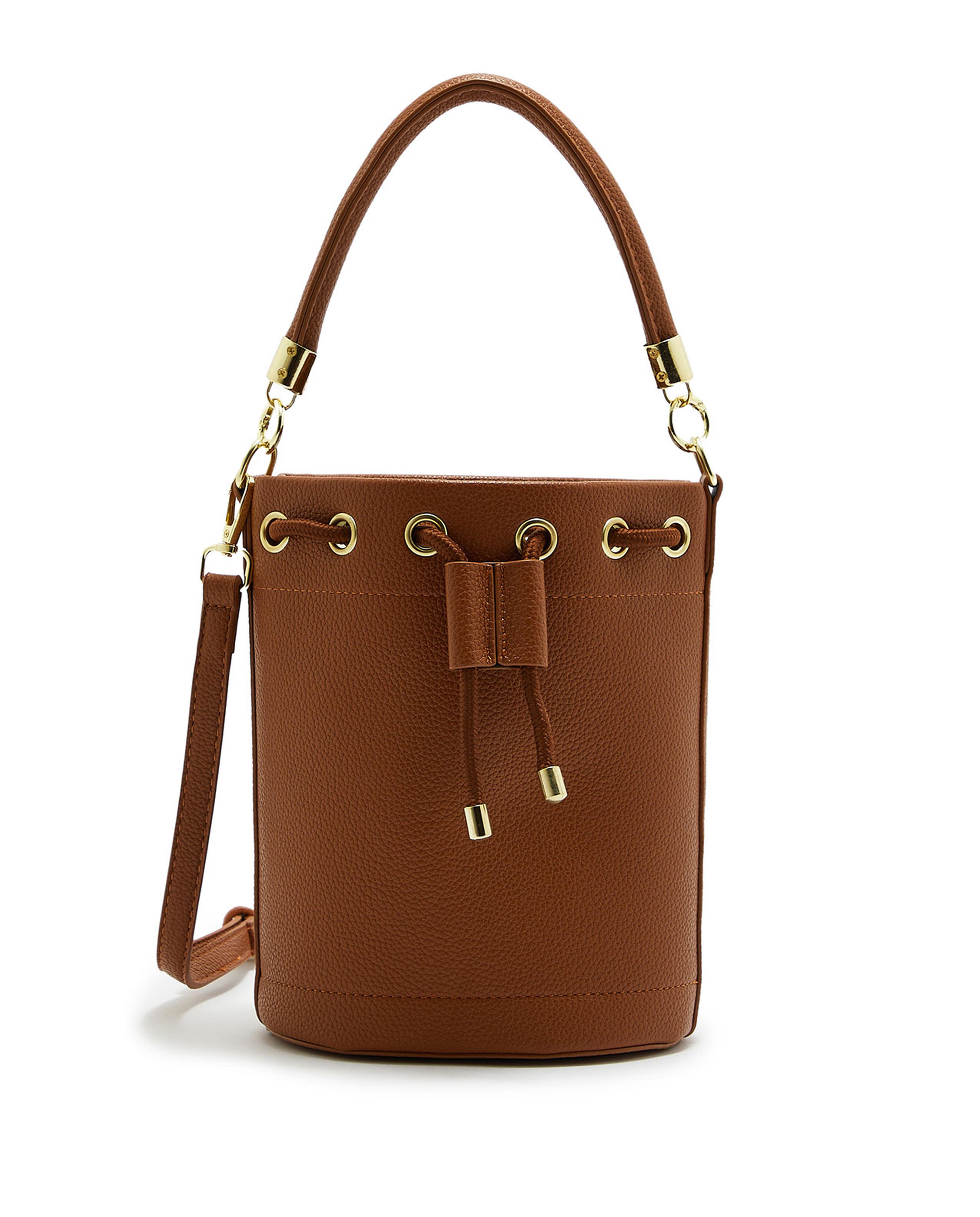 Drawstring Closure Bucket Bag