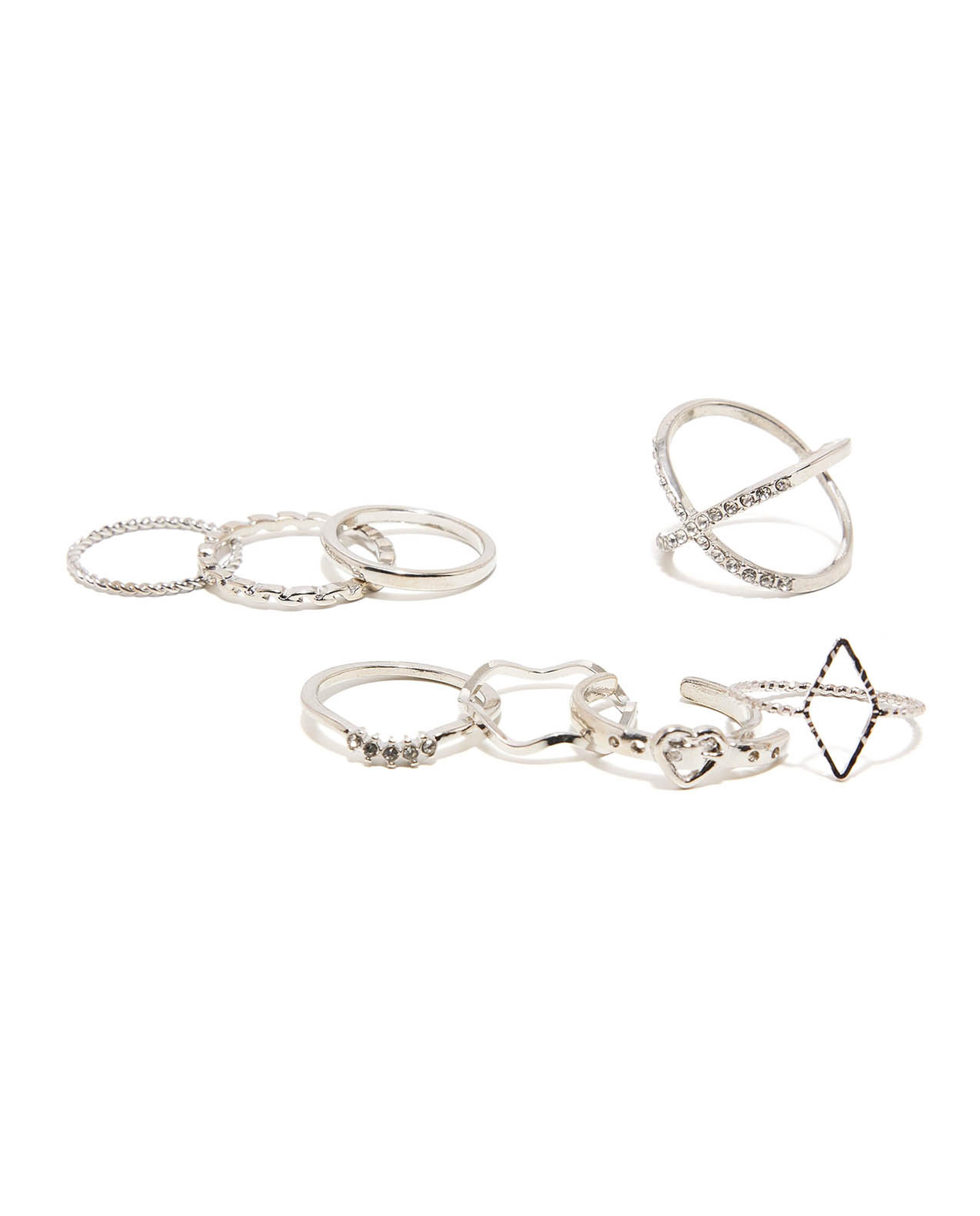 أقراط متعددة 