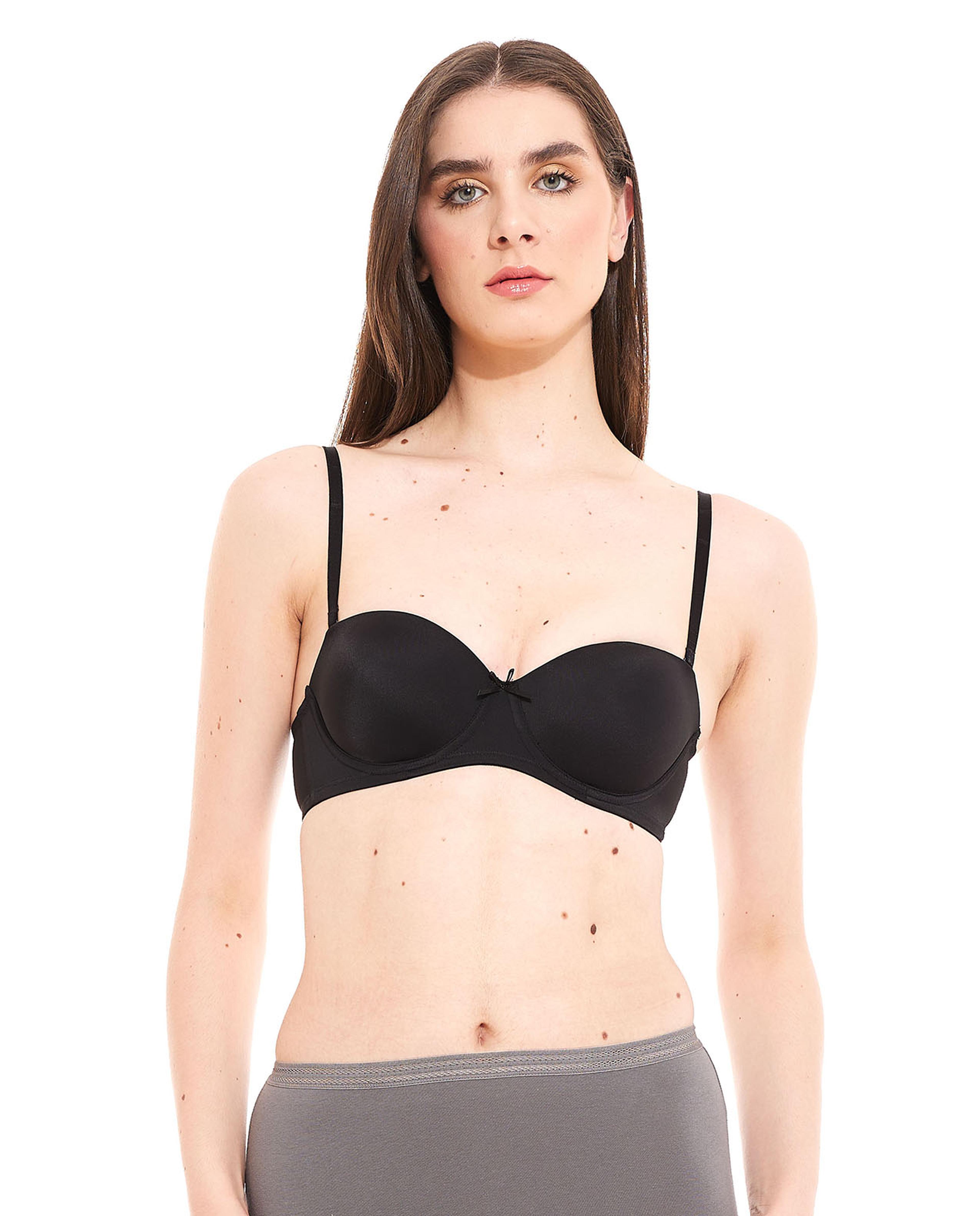 Pack of 2 Bras with Detachable Strap