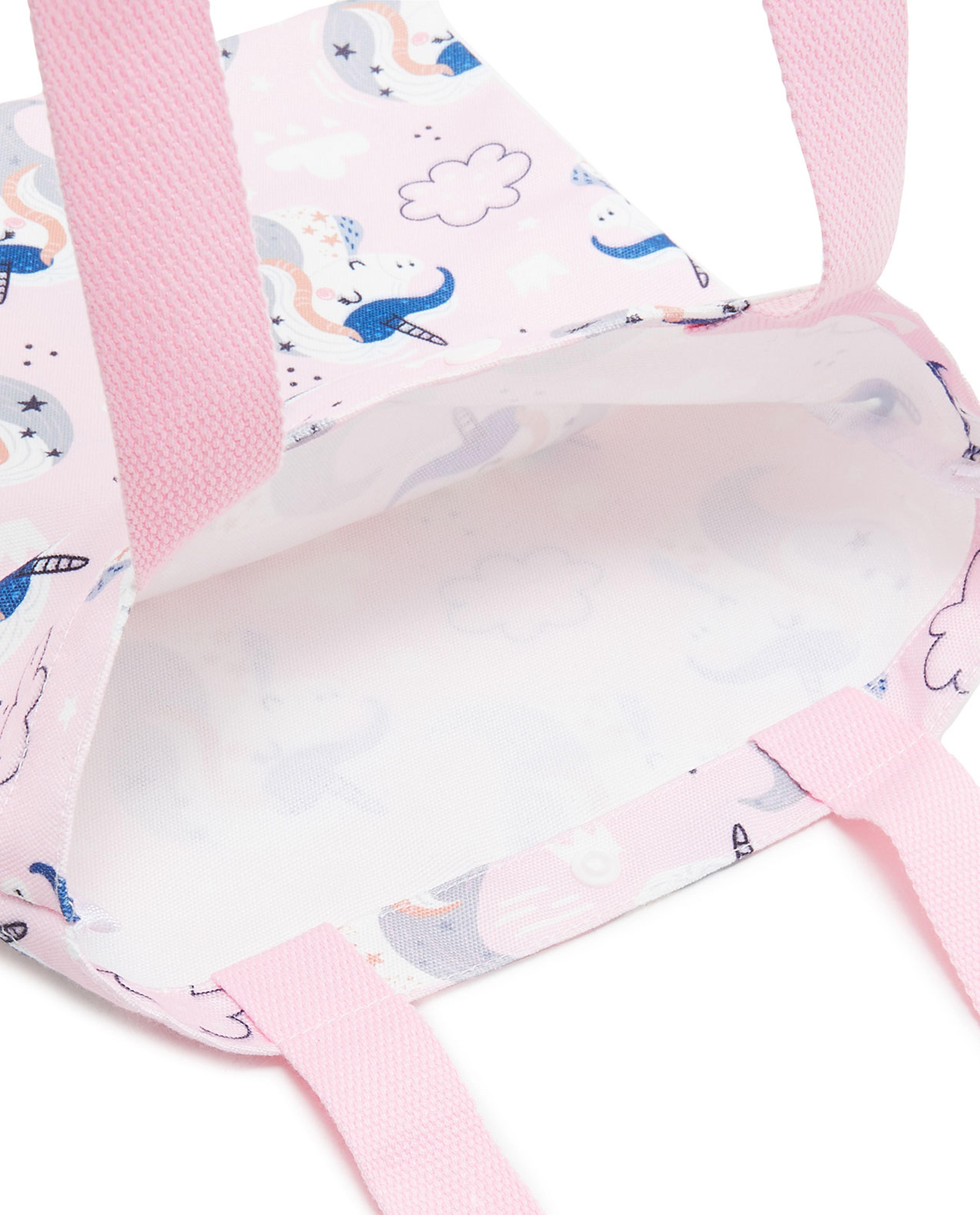 شنطة كتف كانفاس بطبعة 