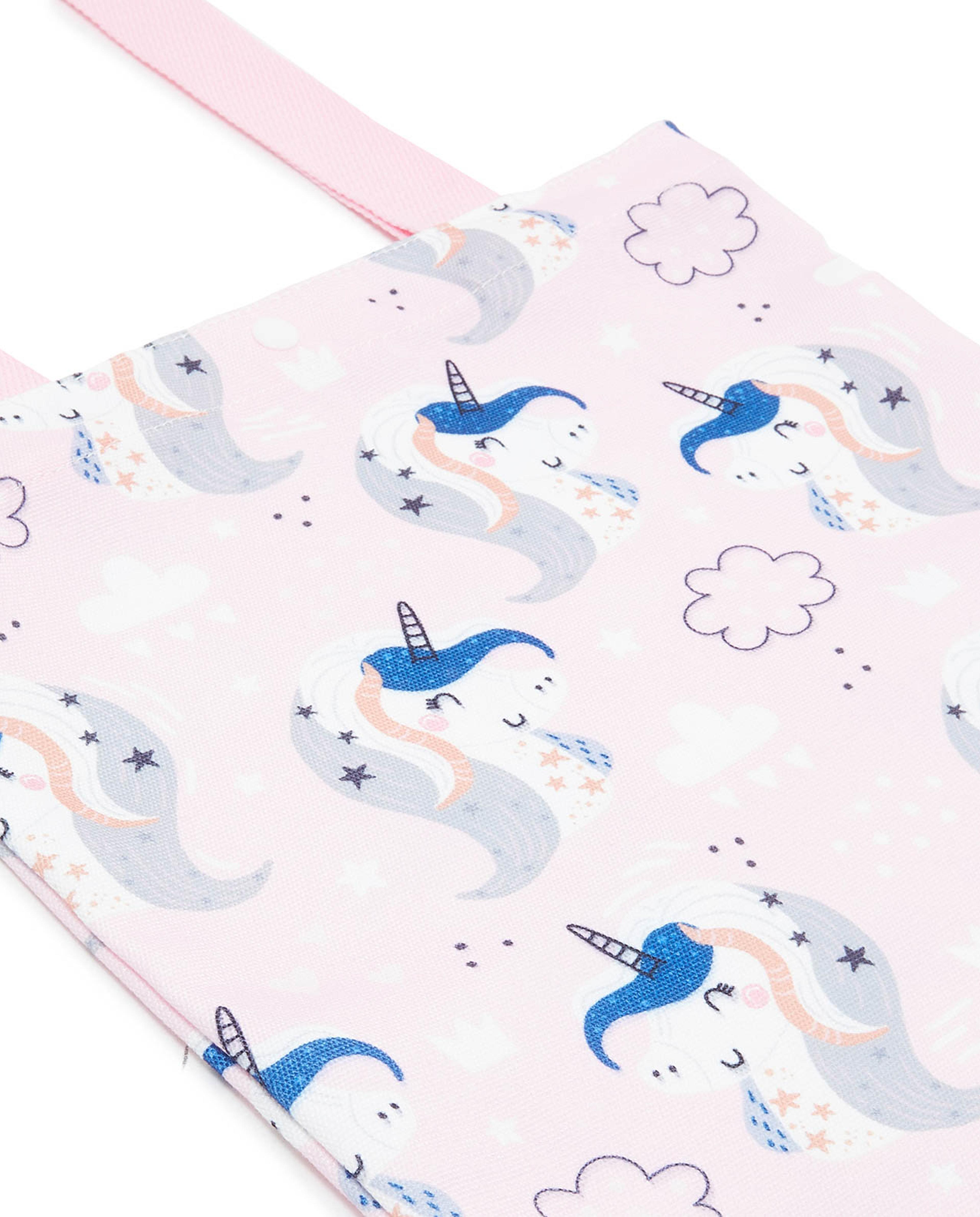 شنطة كتف كانفاس بطبعة 