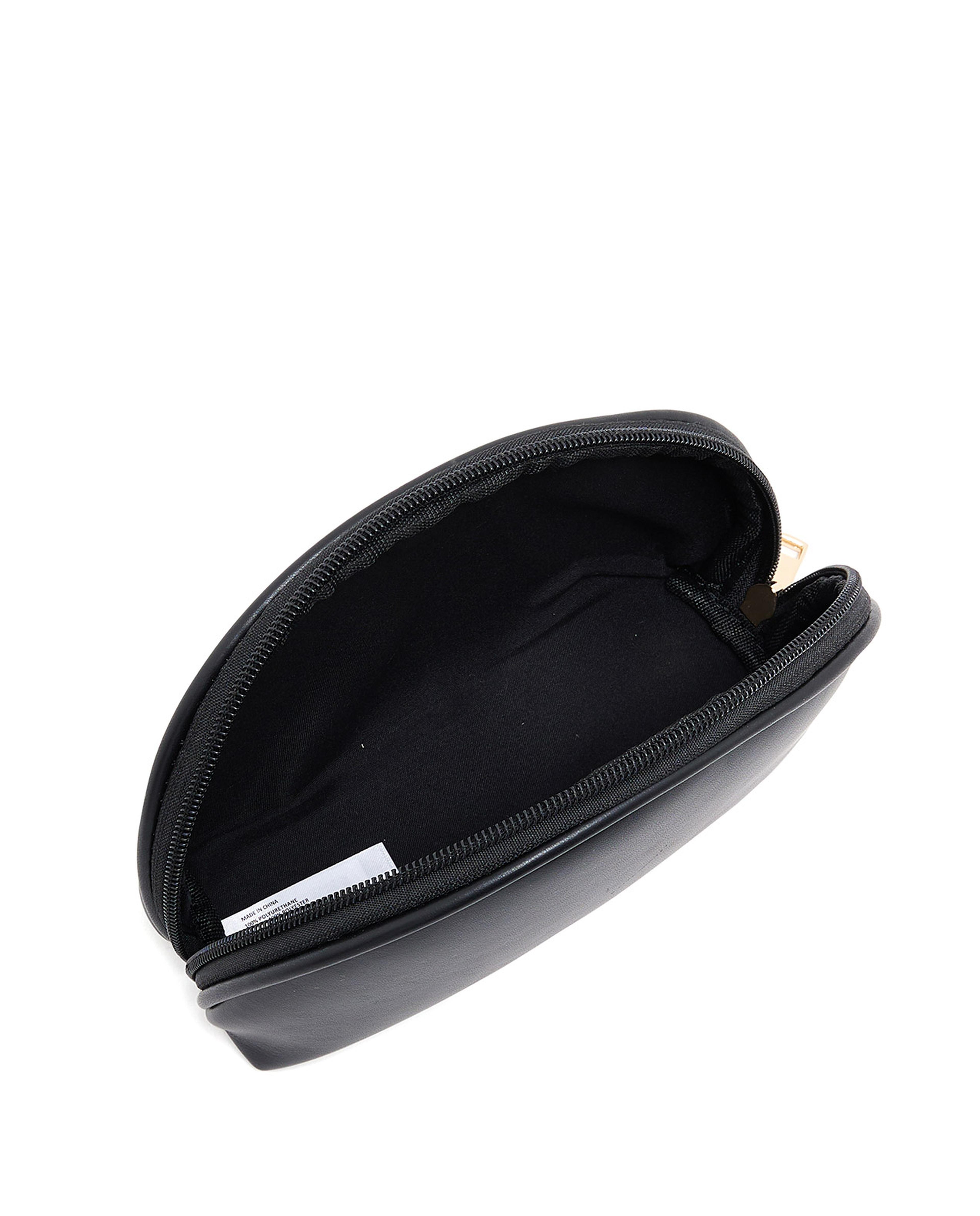 Textured Zip Around Cosmetic Pouch