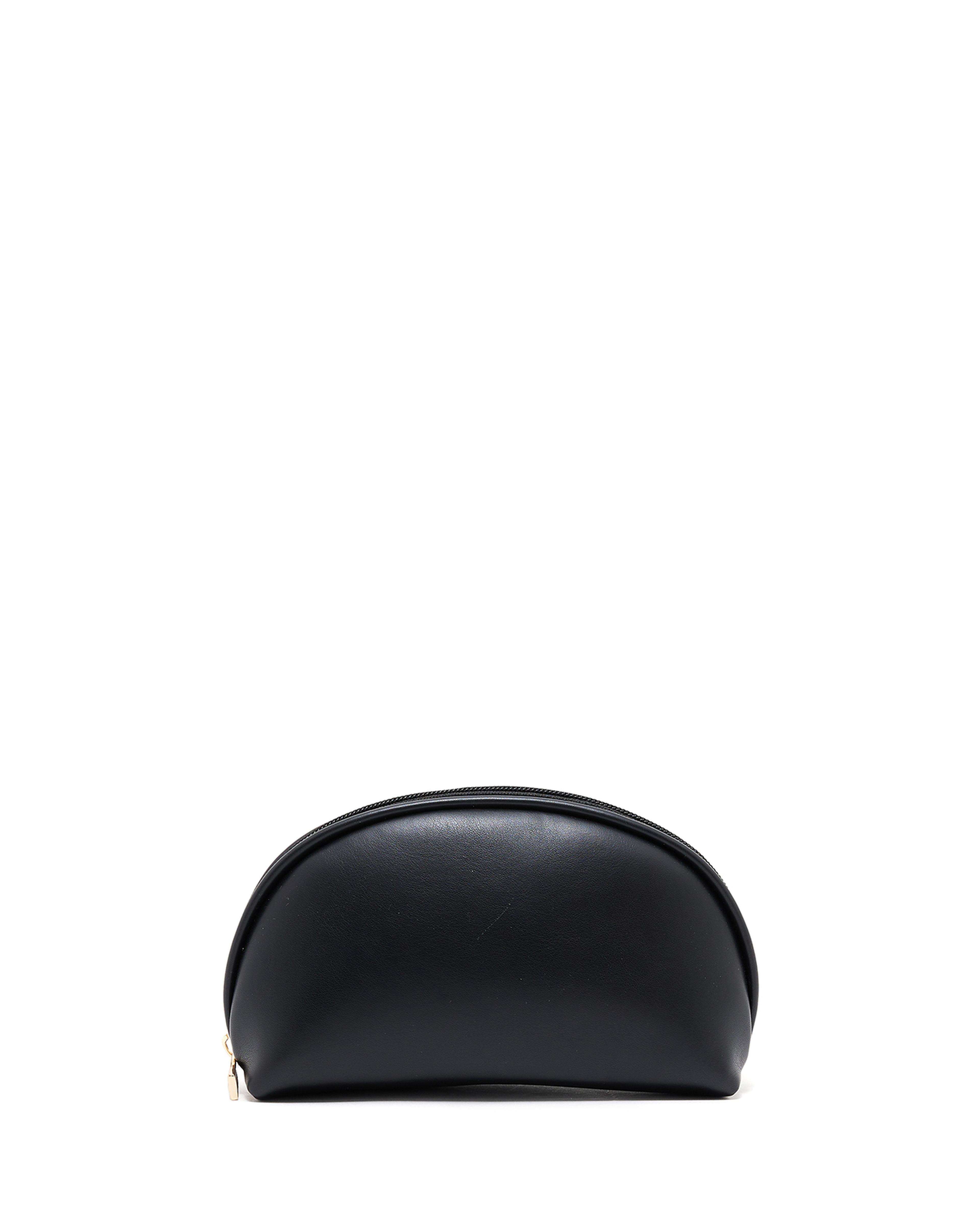 Textured Zip Around Cosmetic Pouch