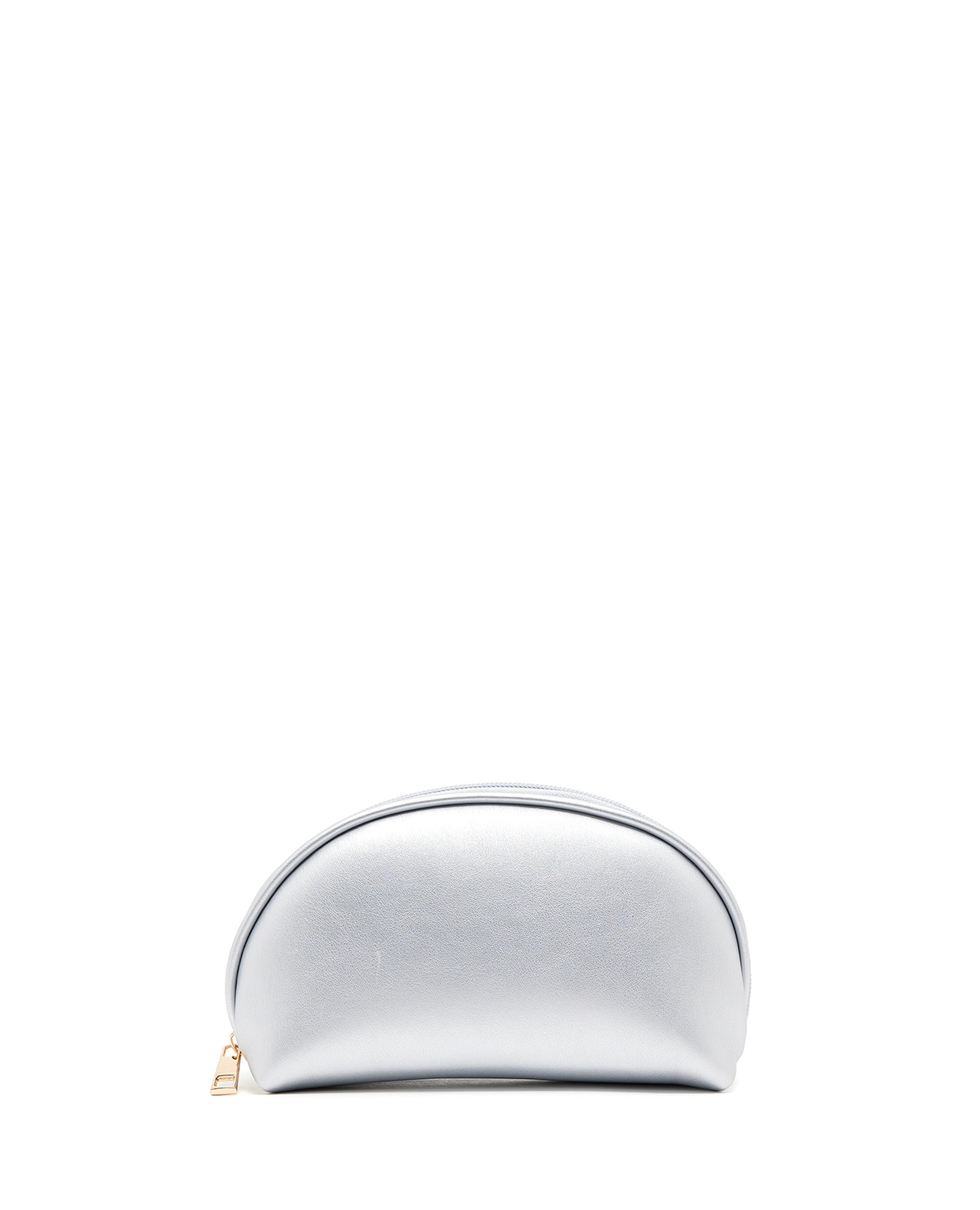 Textured Zip Around Cosmetic Pouch