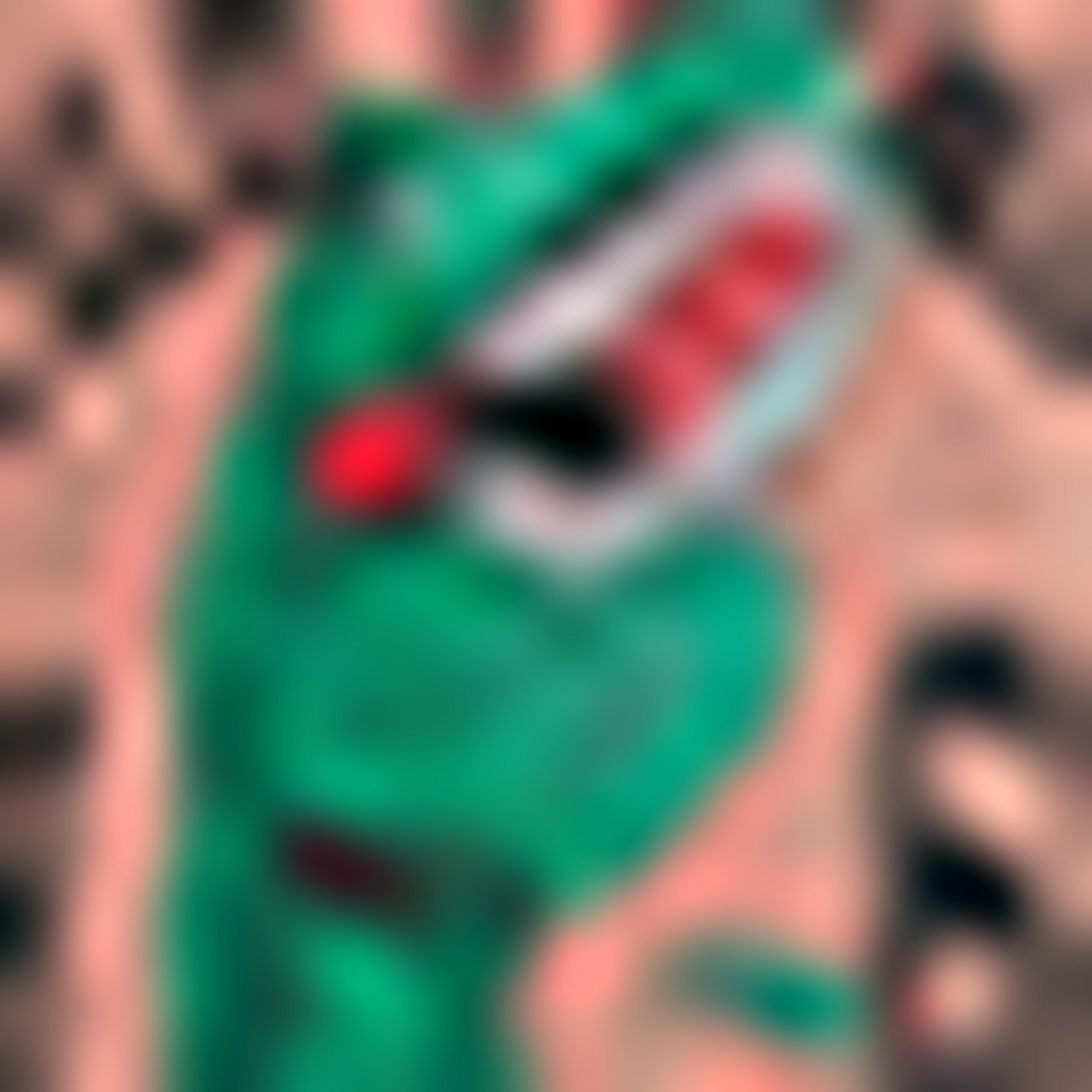 تيشيرت بطبعة جيرافيك بياقة دائرية بأكمام قصيرة 