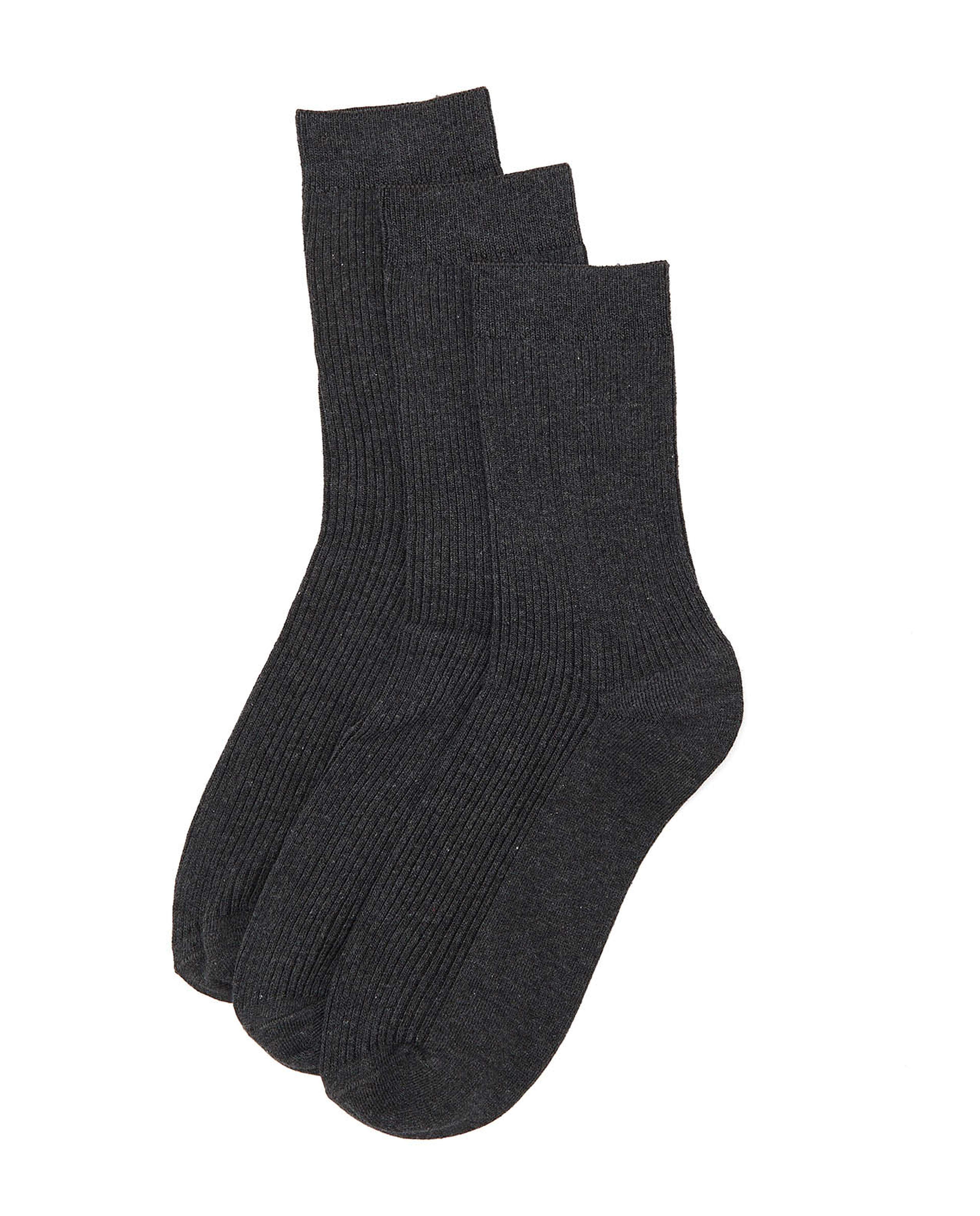 جوارب متوسط الطول - 3 أزواج