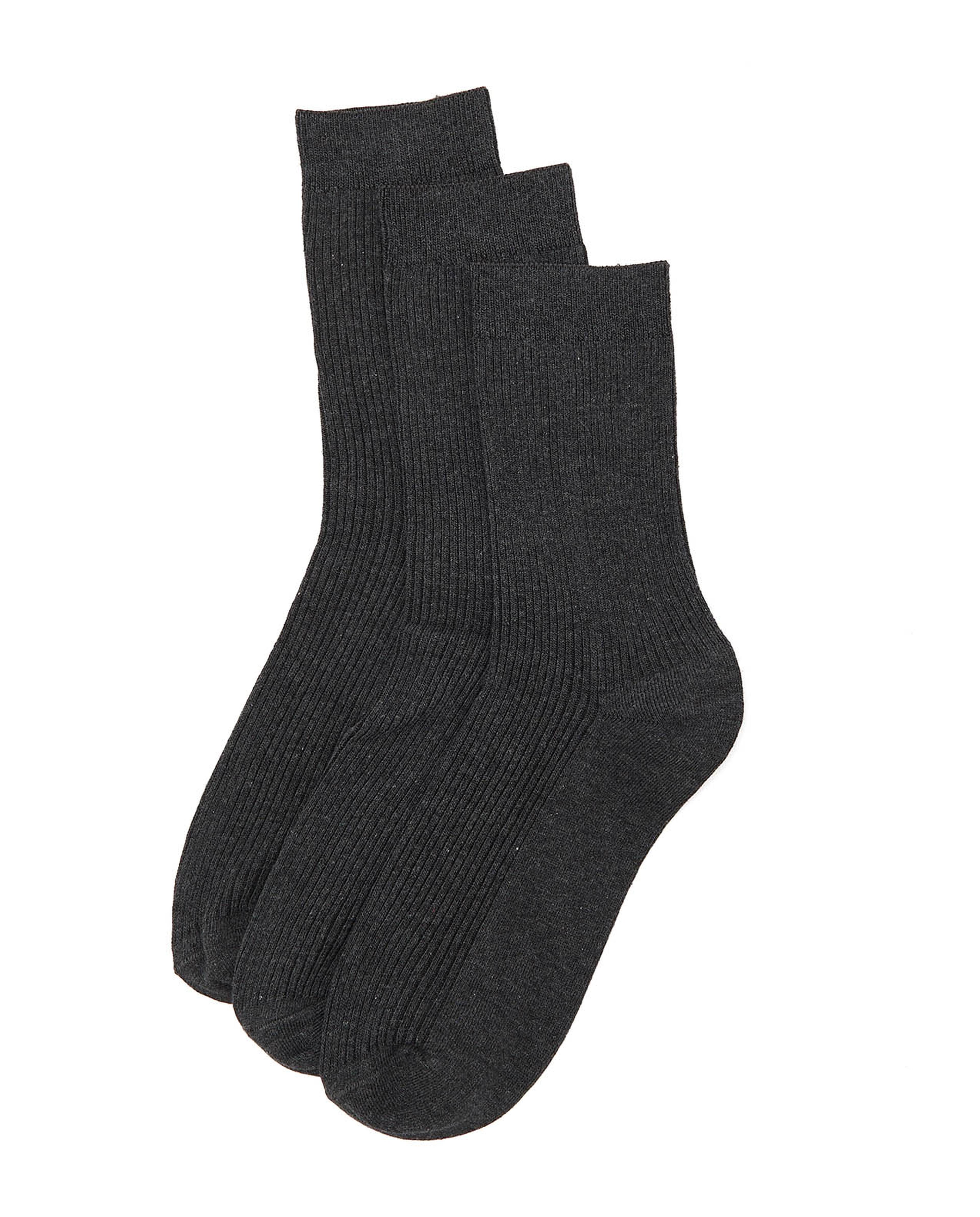 جوارب متوسط الطول - 3 أزواج