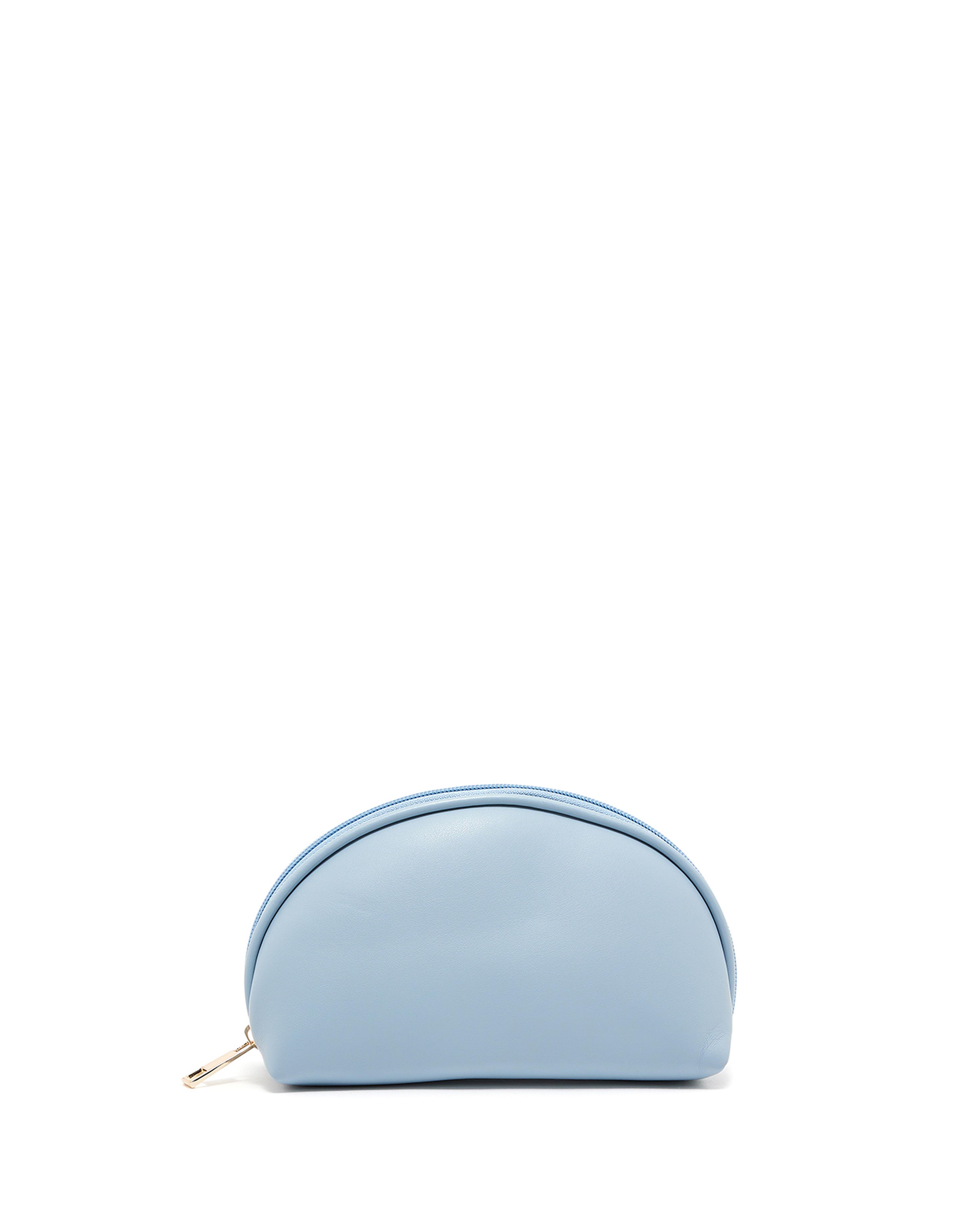 Textured Zip Around Cosmetic Pouch