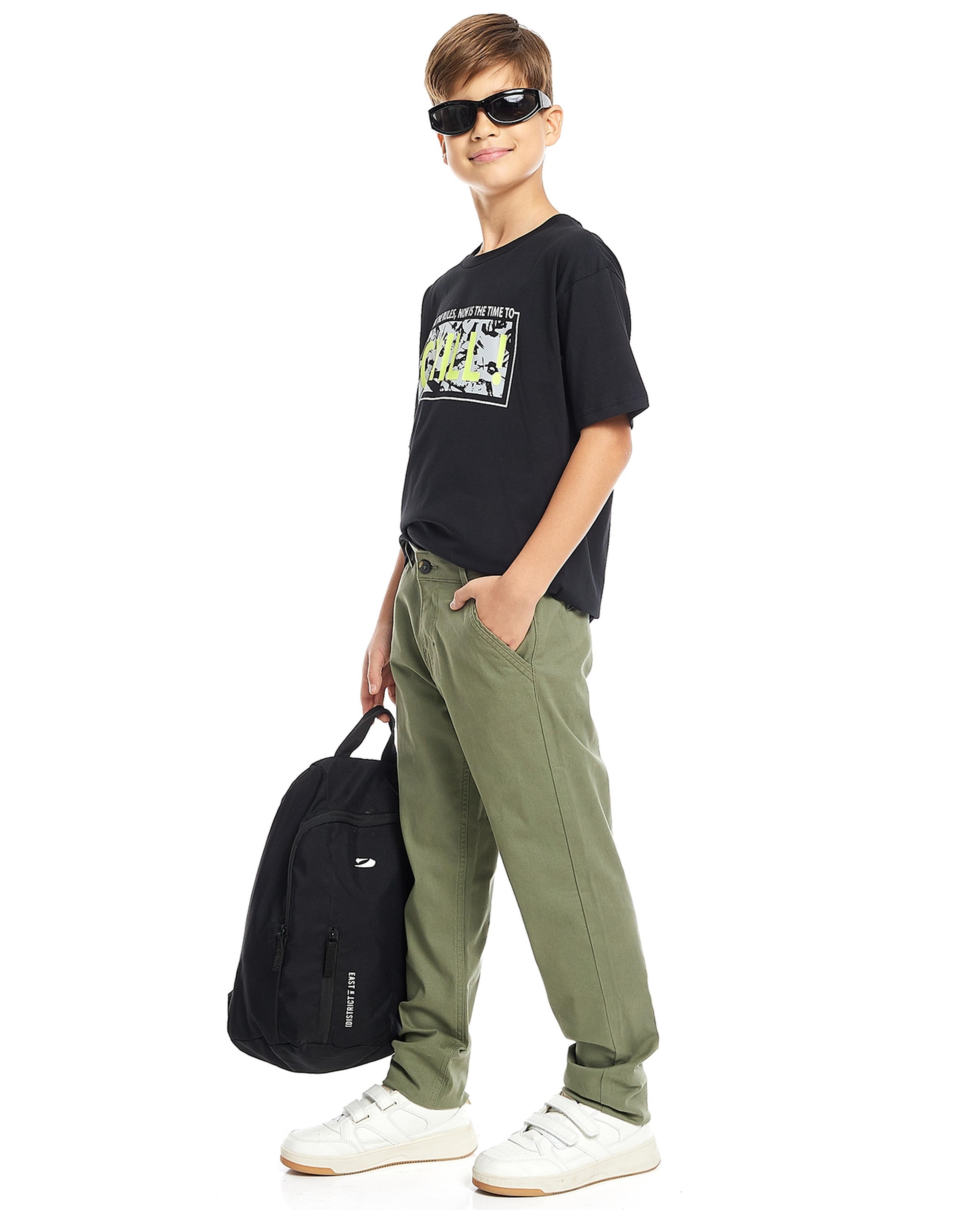 بنطال تشينو بقصة مستقيمة