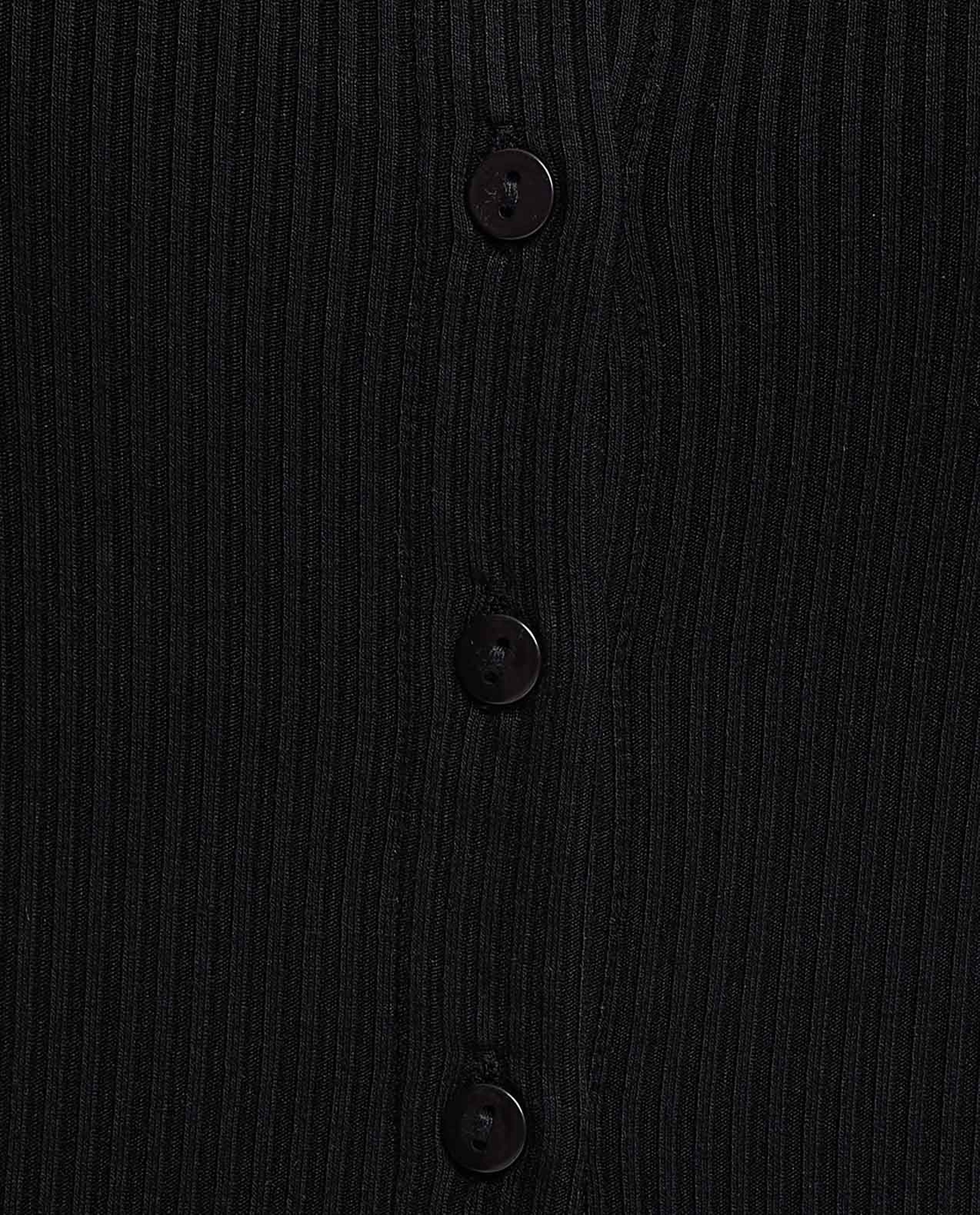 Ribbed Top with Round Neck and Long Sleeves