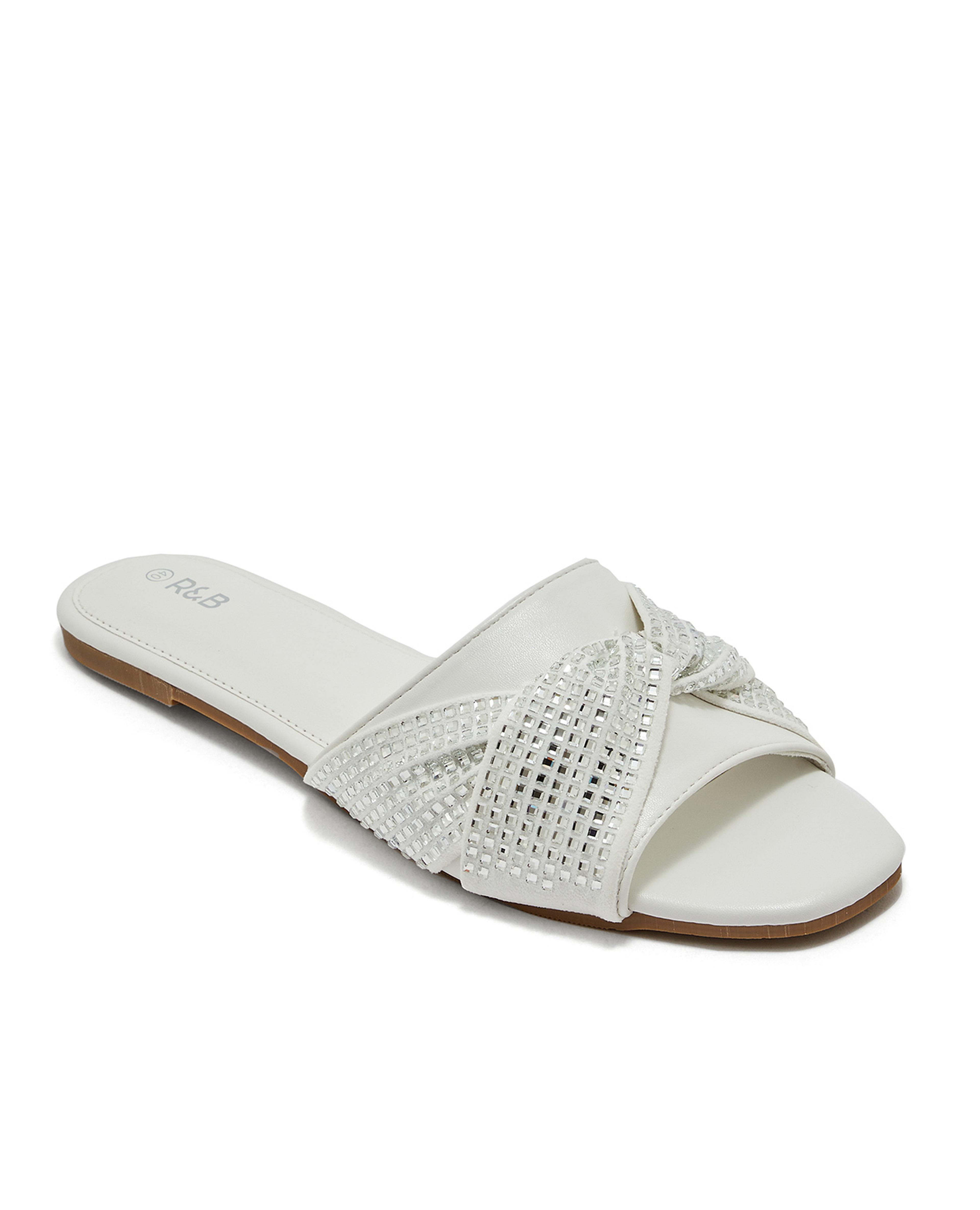 Embellished Flat Sandals