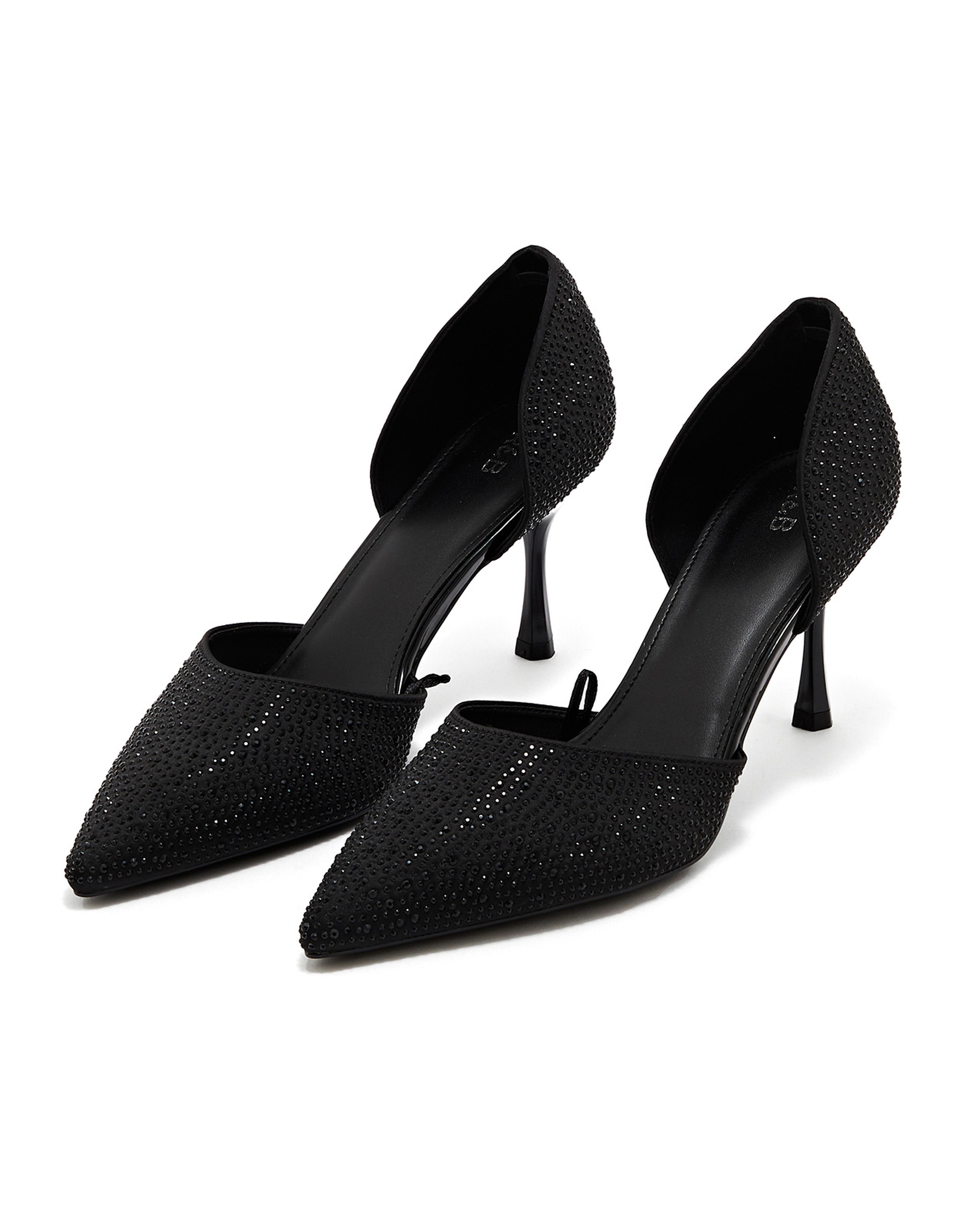 Embellished Stiletto Heel Pumps