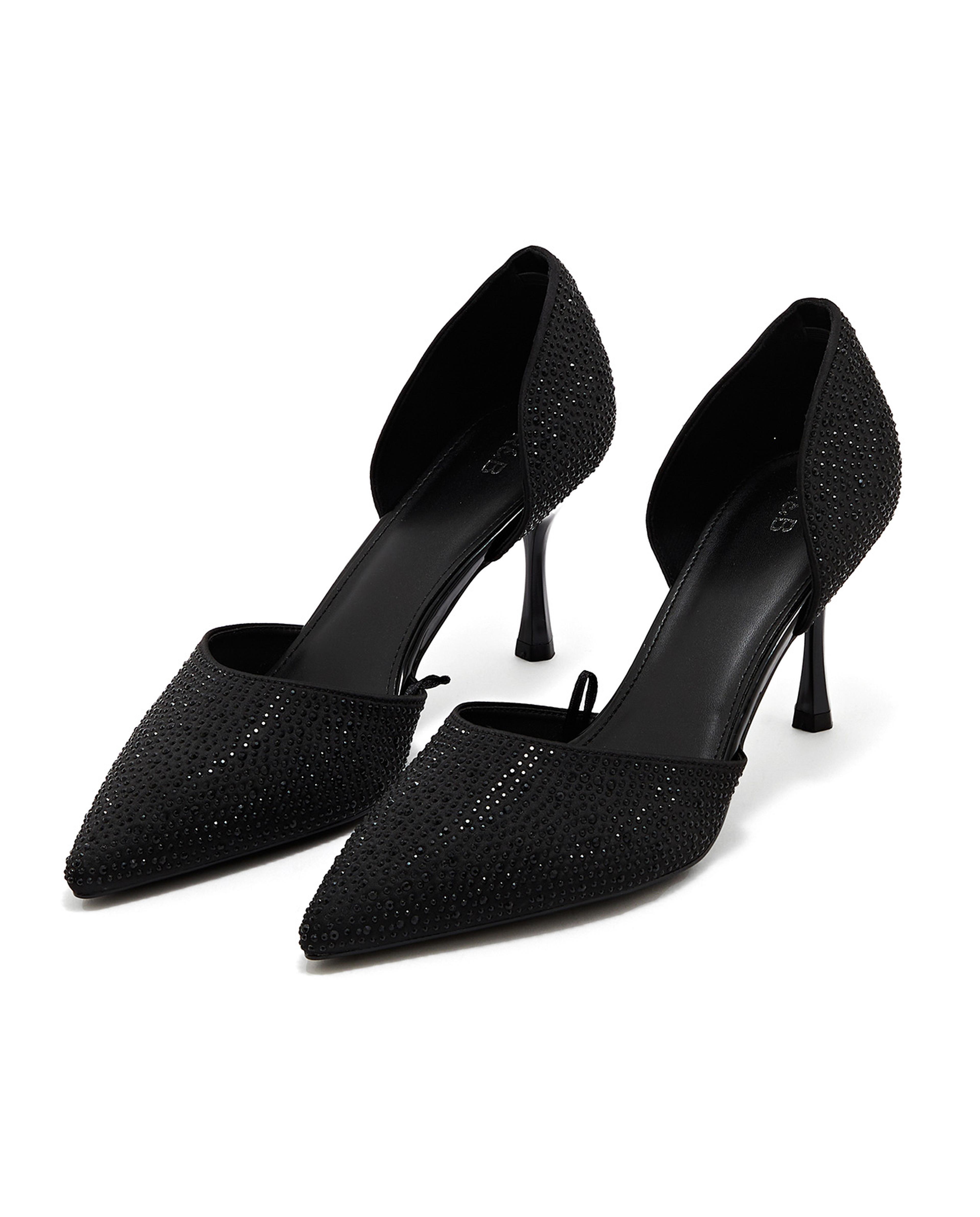Embellished Stiletto Heel Pumps