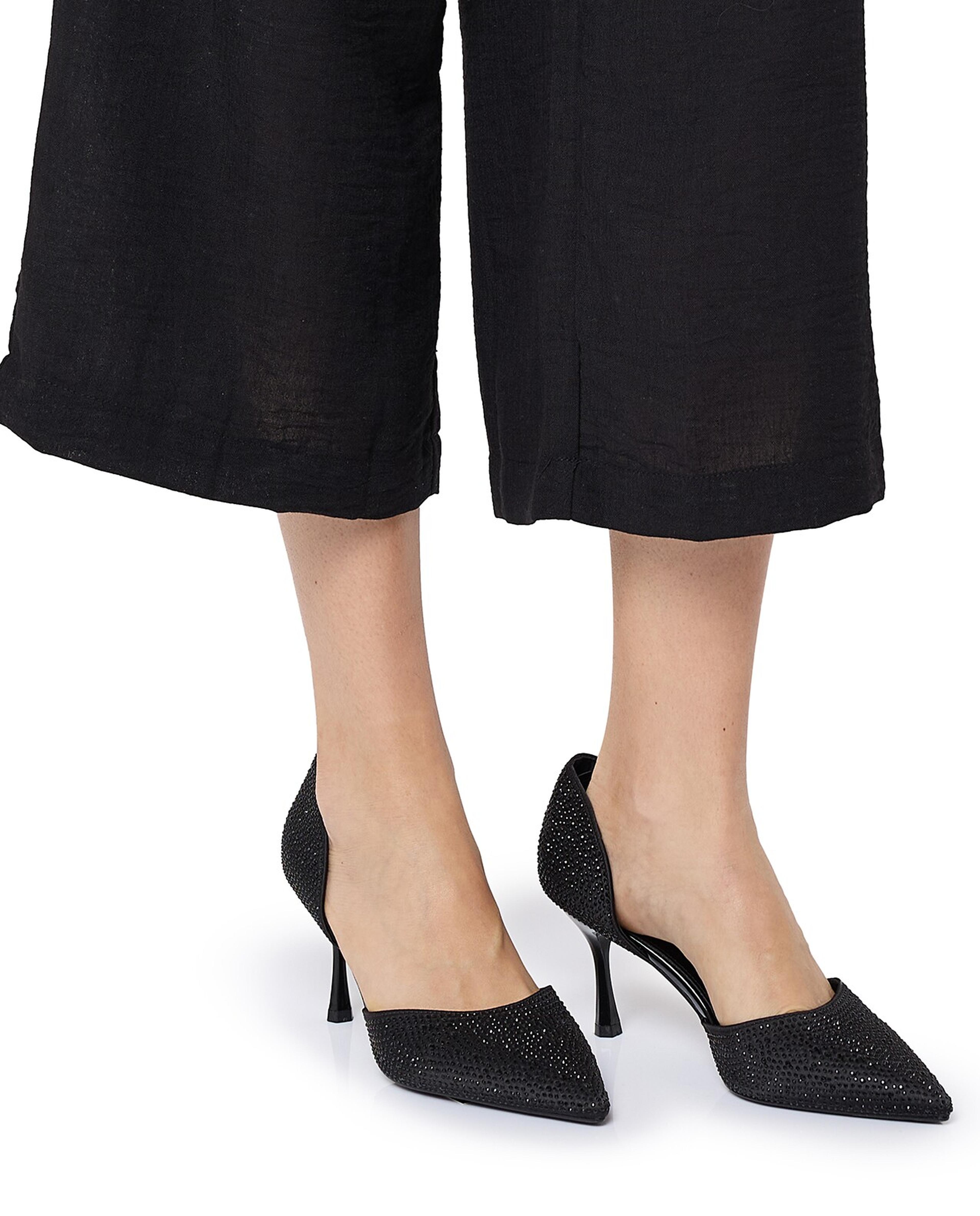 Embellished Stiletto Heel Pumps