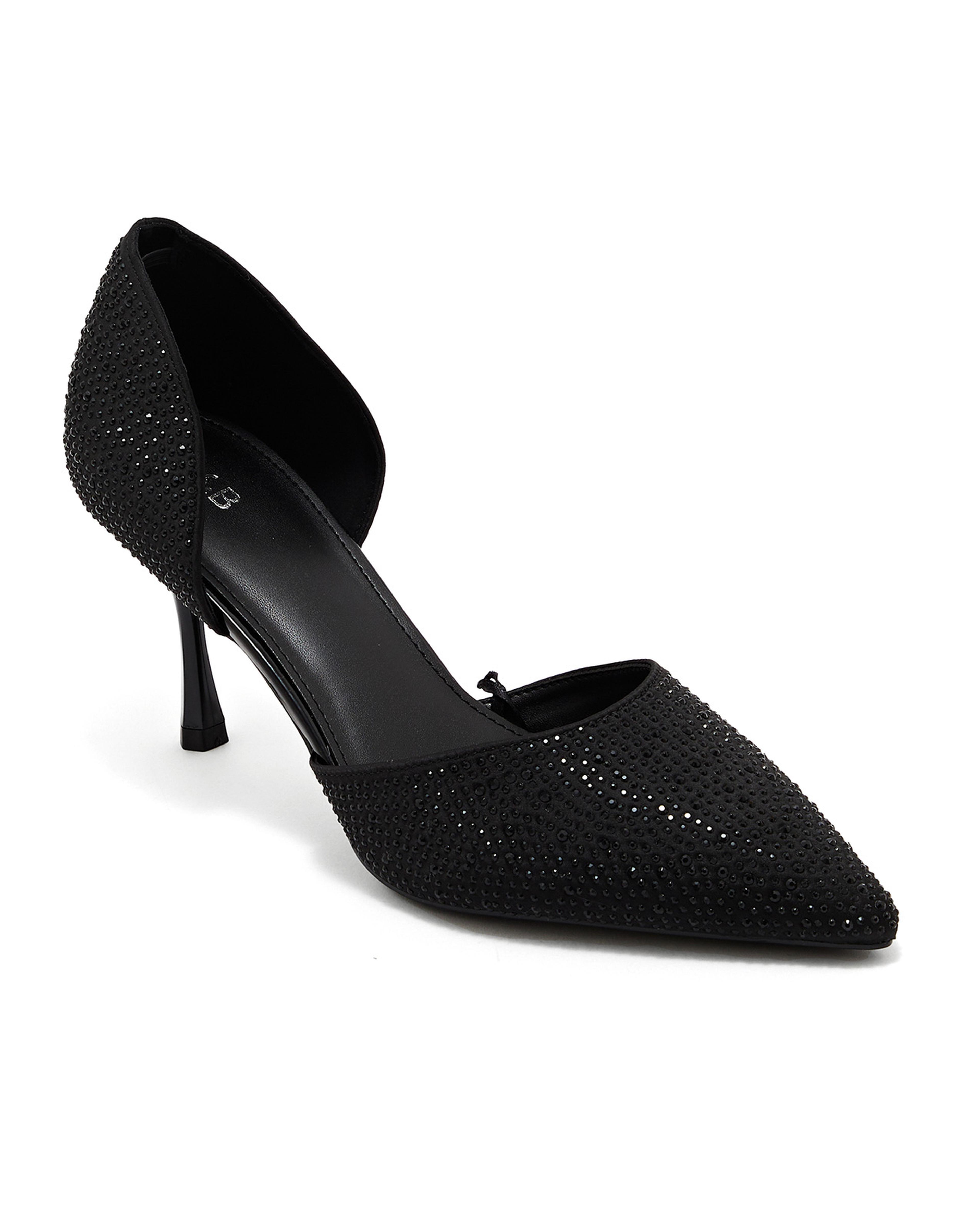 Embellished Stiletto Heel Pumps