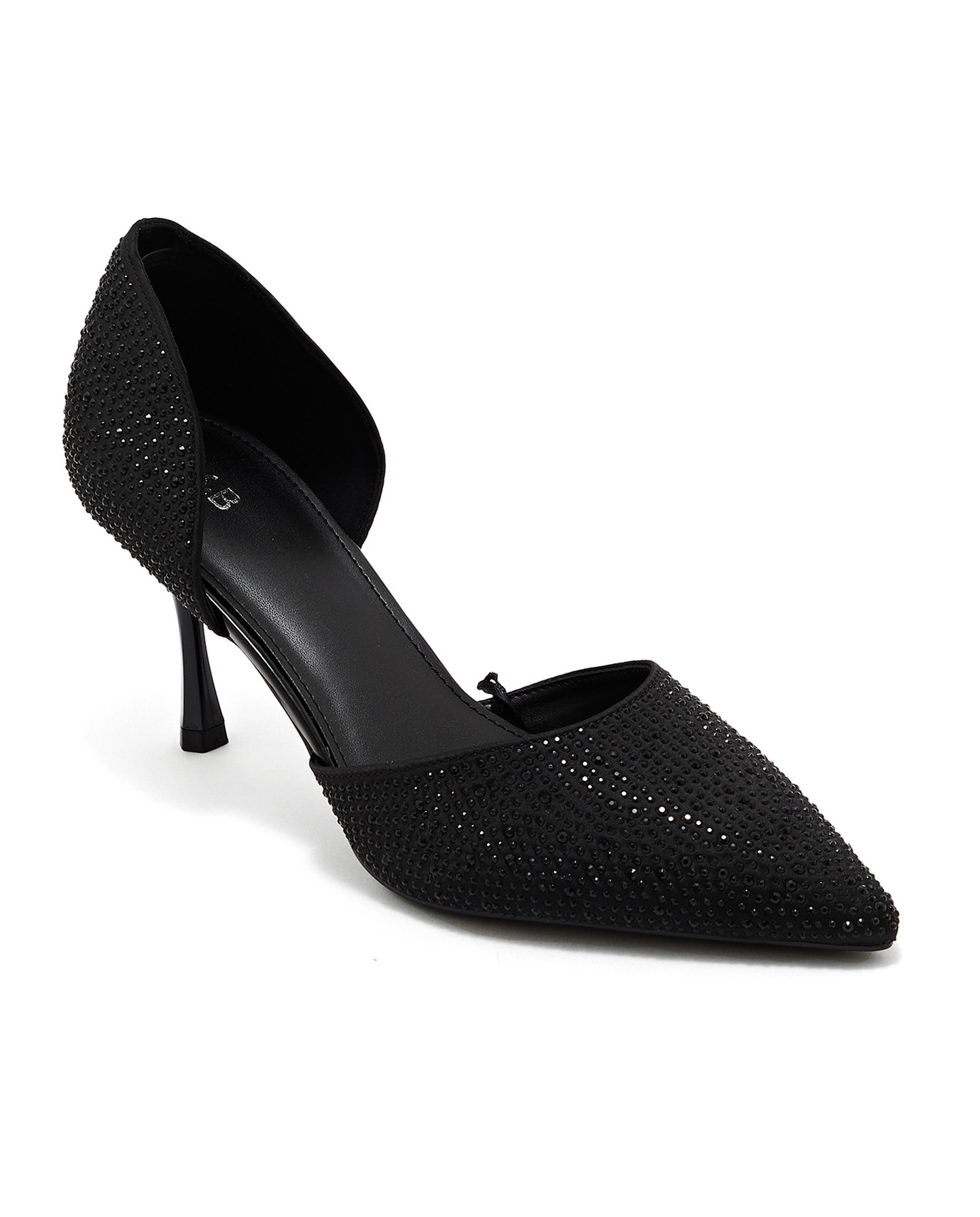 Embellished Stiletto Heel Pumps