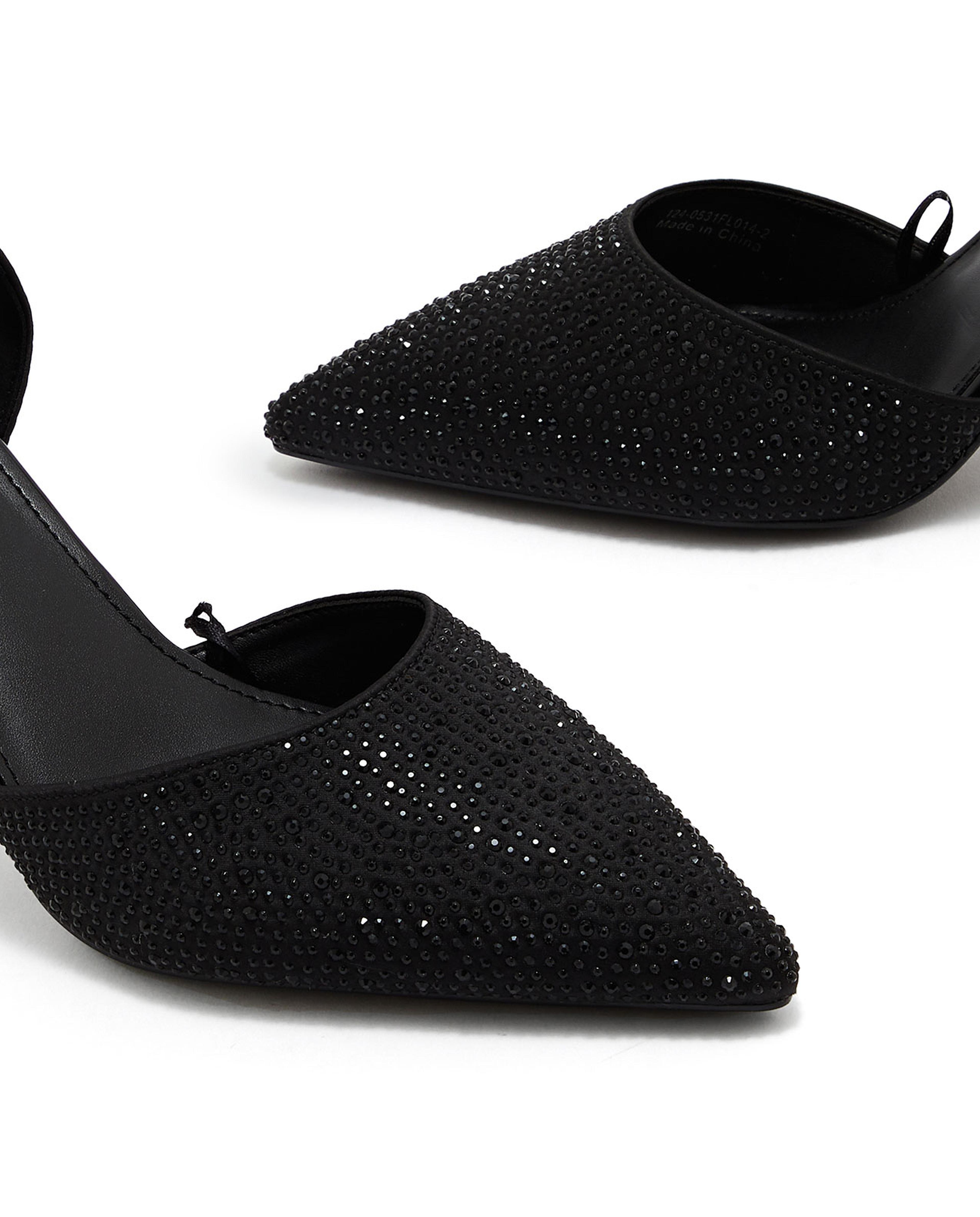 Embellished Stiletto Heel Pumps