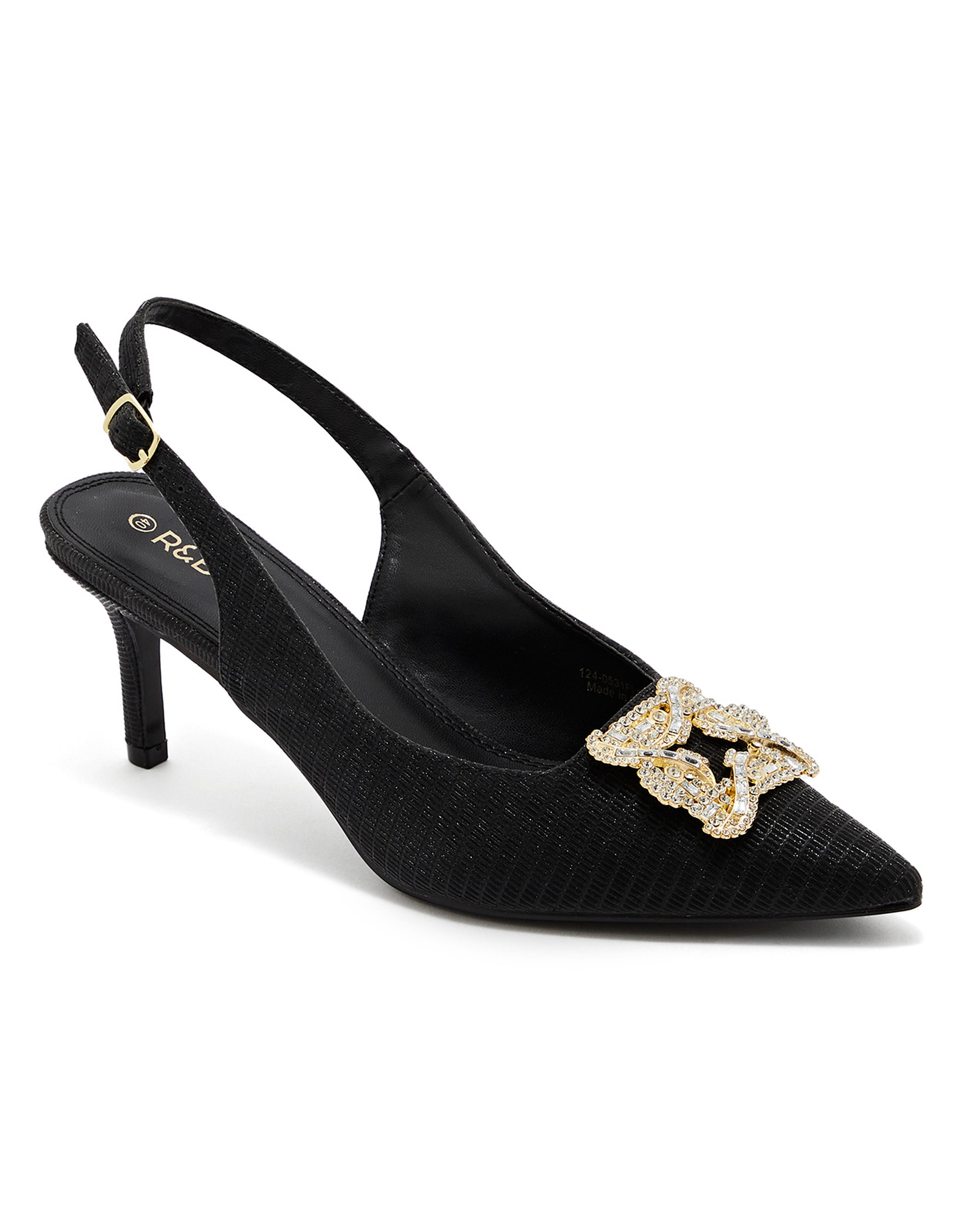 Accessory Detail Slingback Pumps