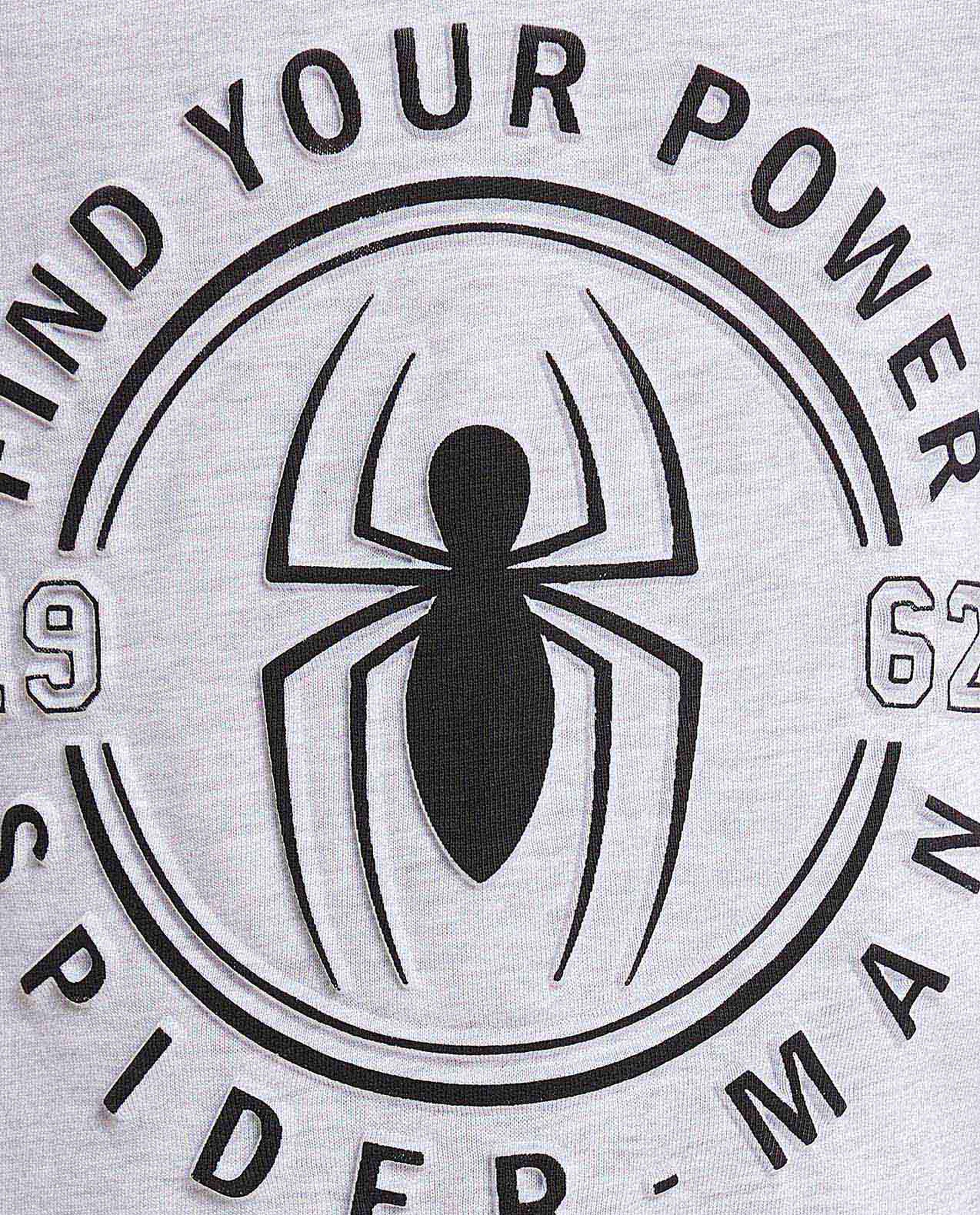 تيشيرت بطبعة بياقة دائرية وأكمام قصيرة 