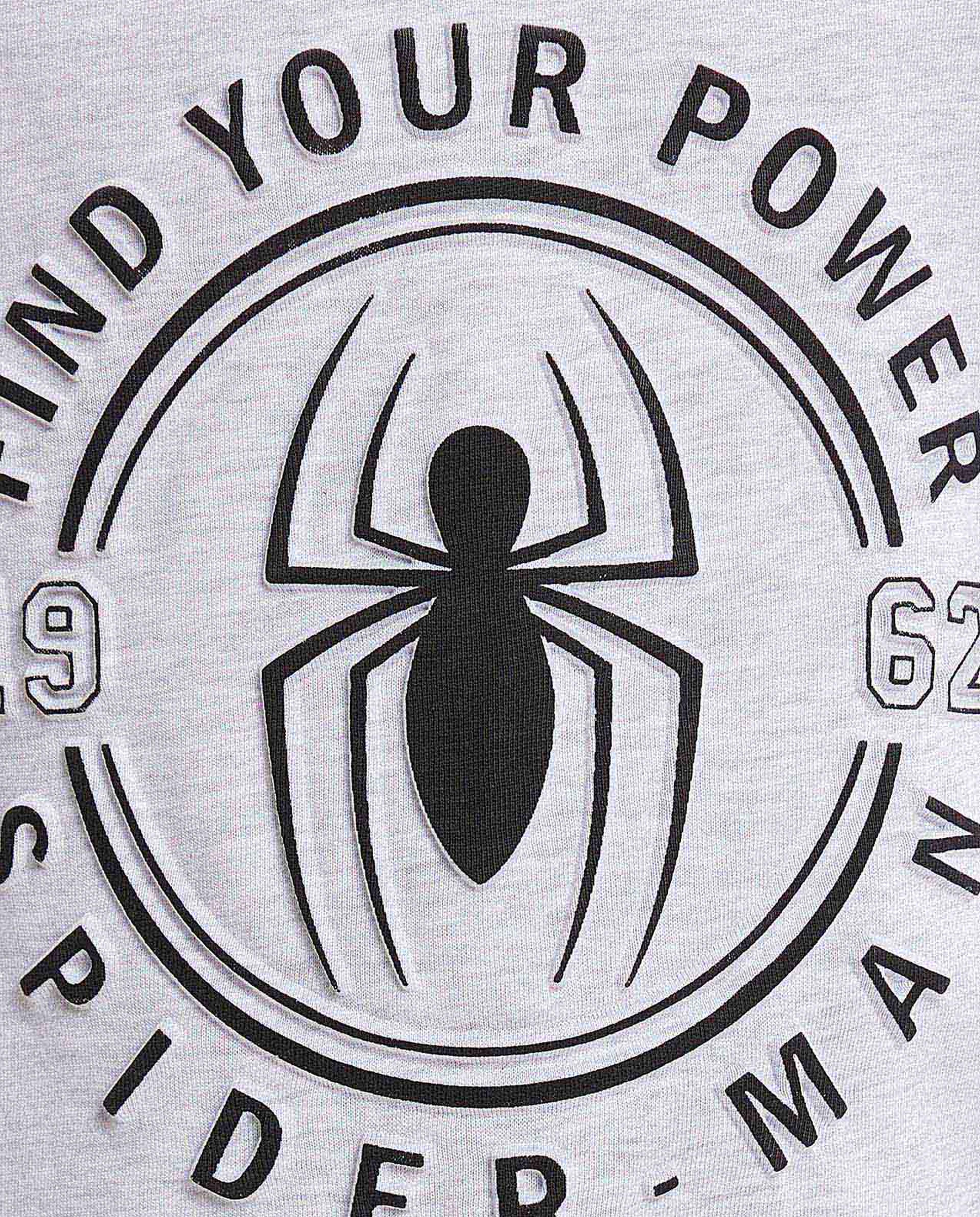 تيشيرت بطبعة بياقة دائرية وأكمام قصيرة 