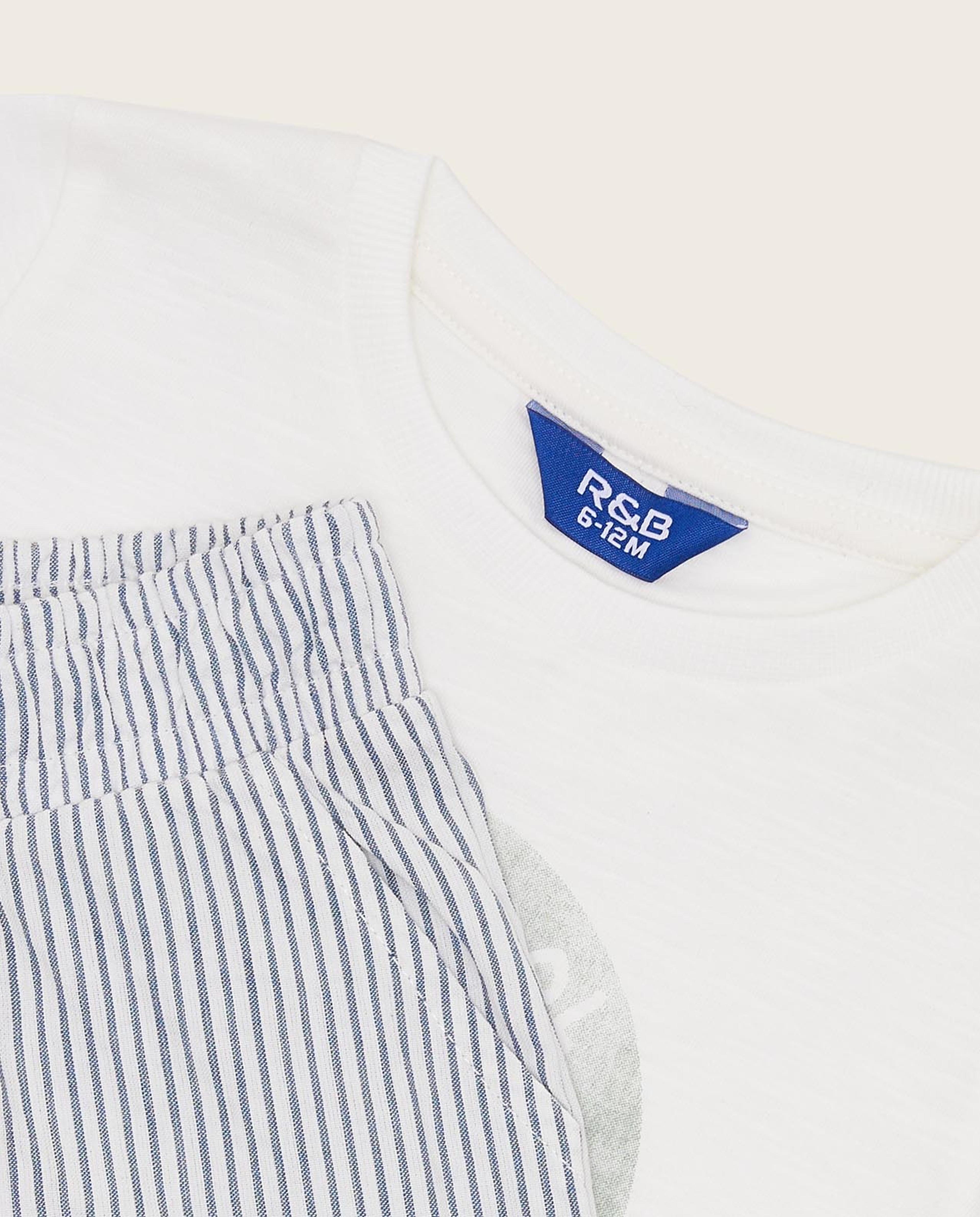 Printed T-Shirt and Shorts Set