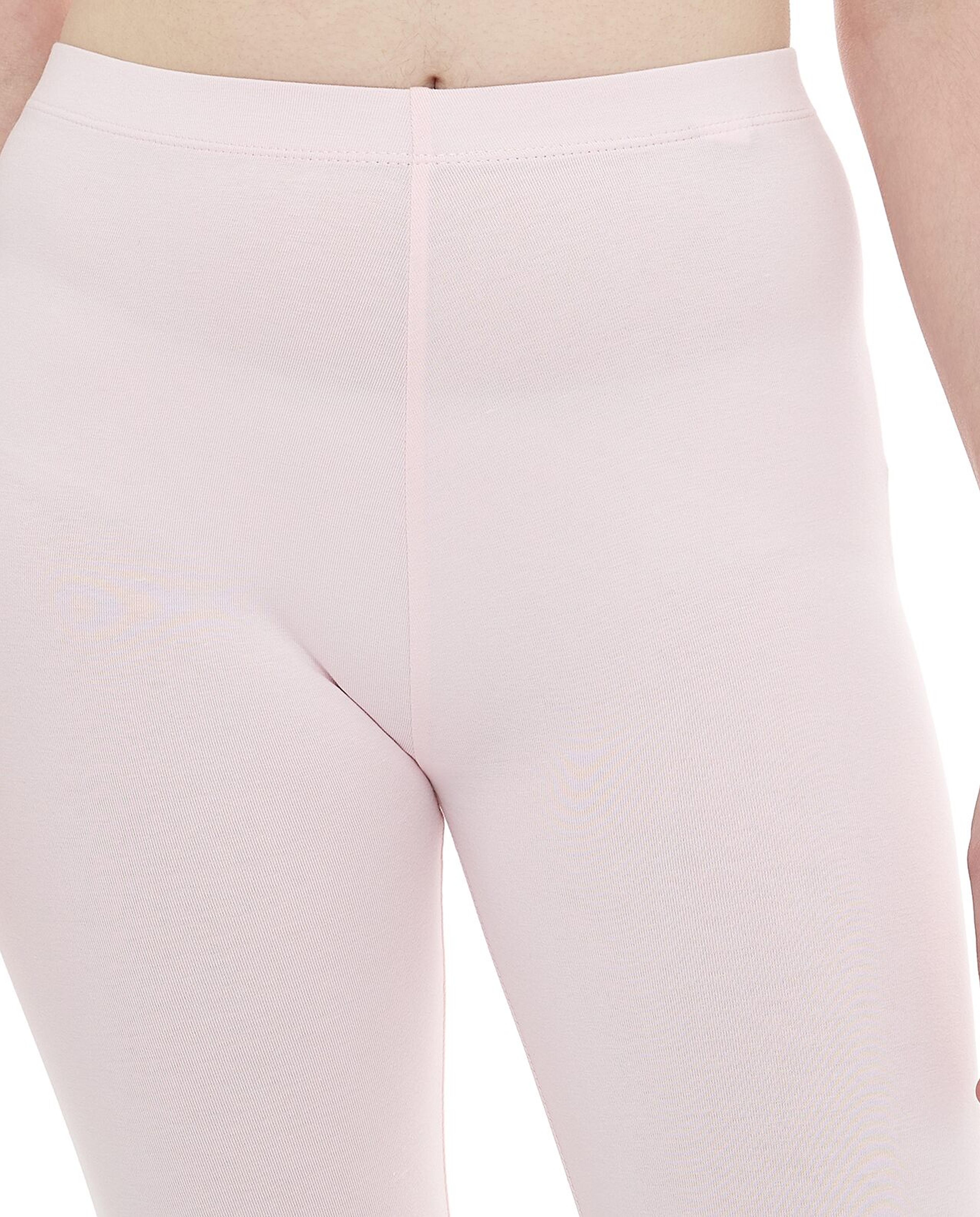 ليجينز سادة بخصر مطاطي