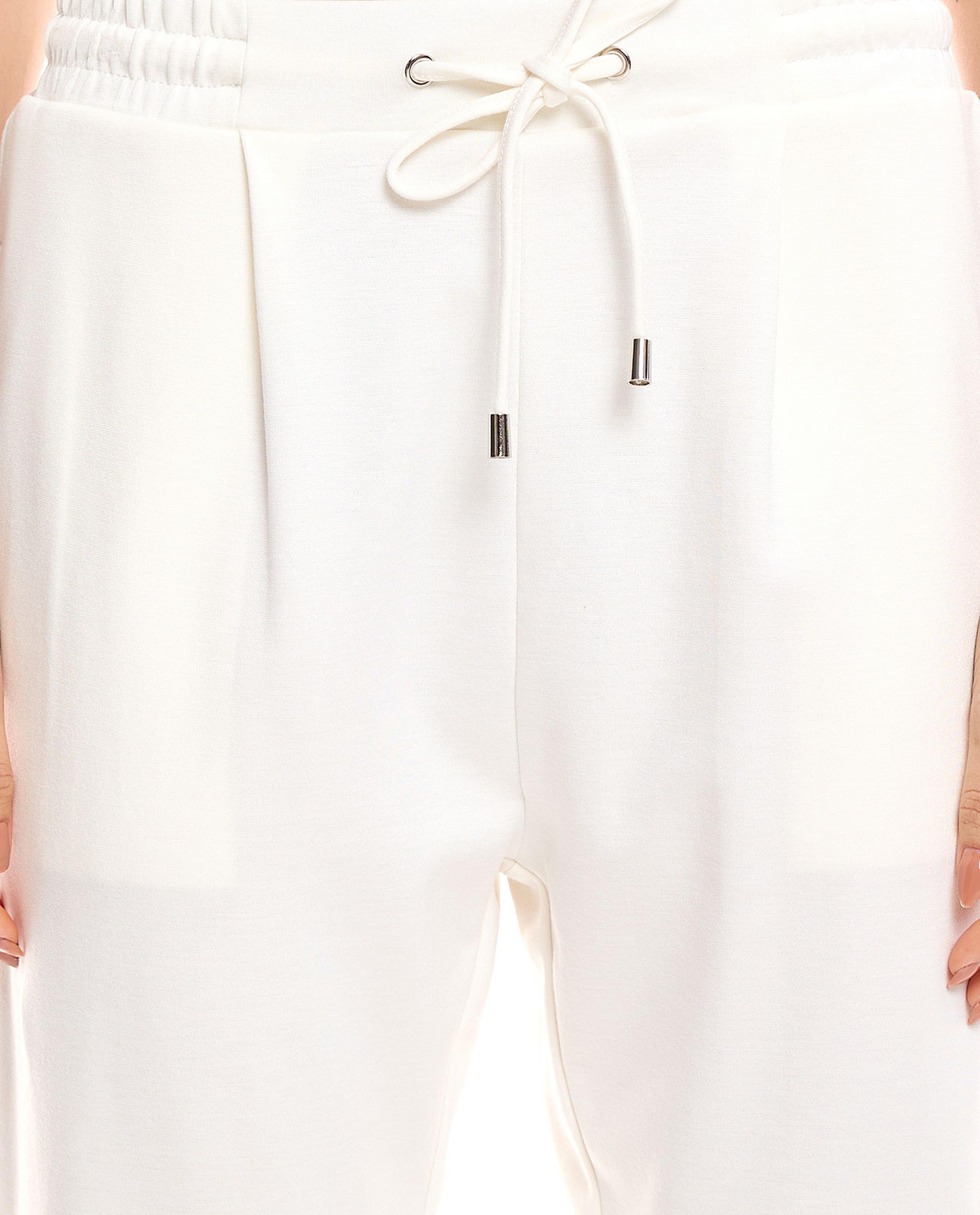 بنطال ضيق برباط خصر 