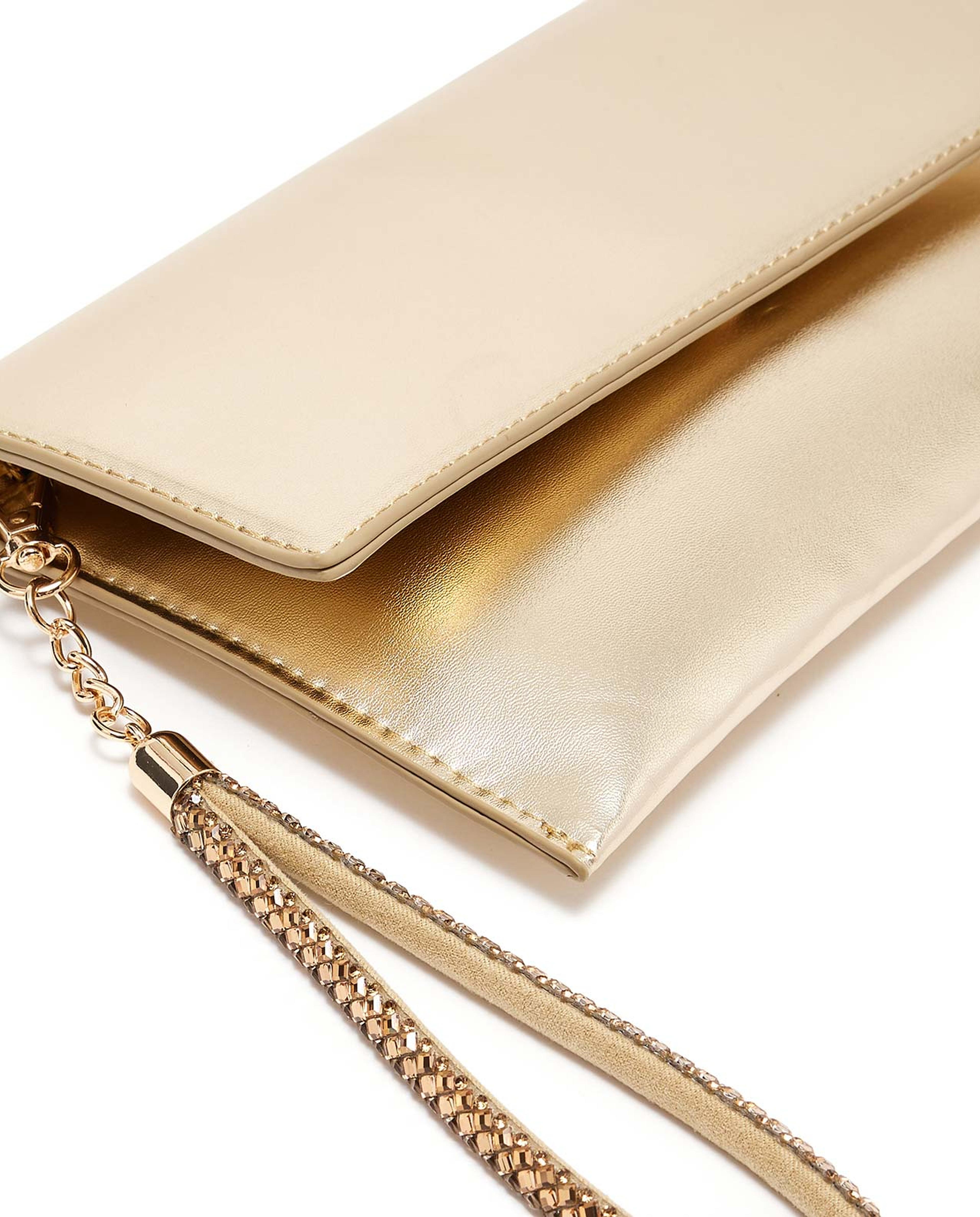 Shimmer Clutch Bag with Sling
