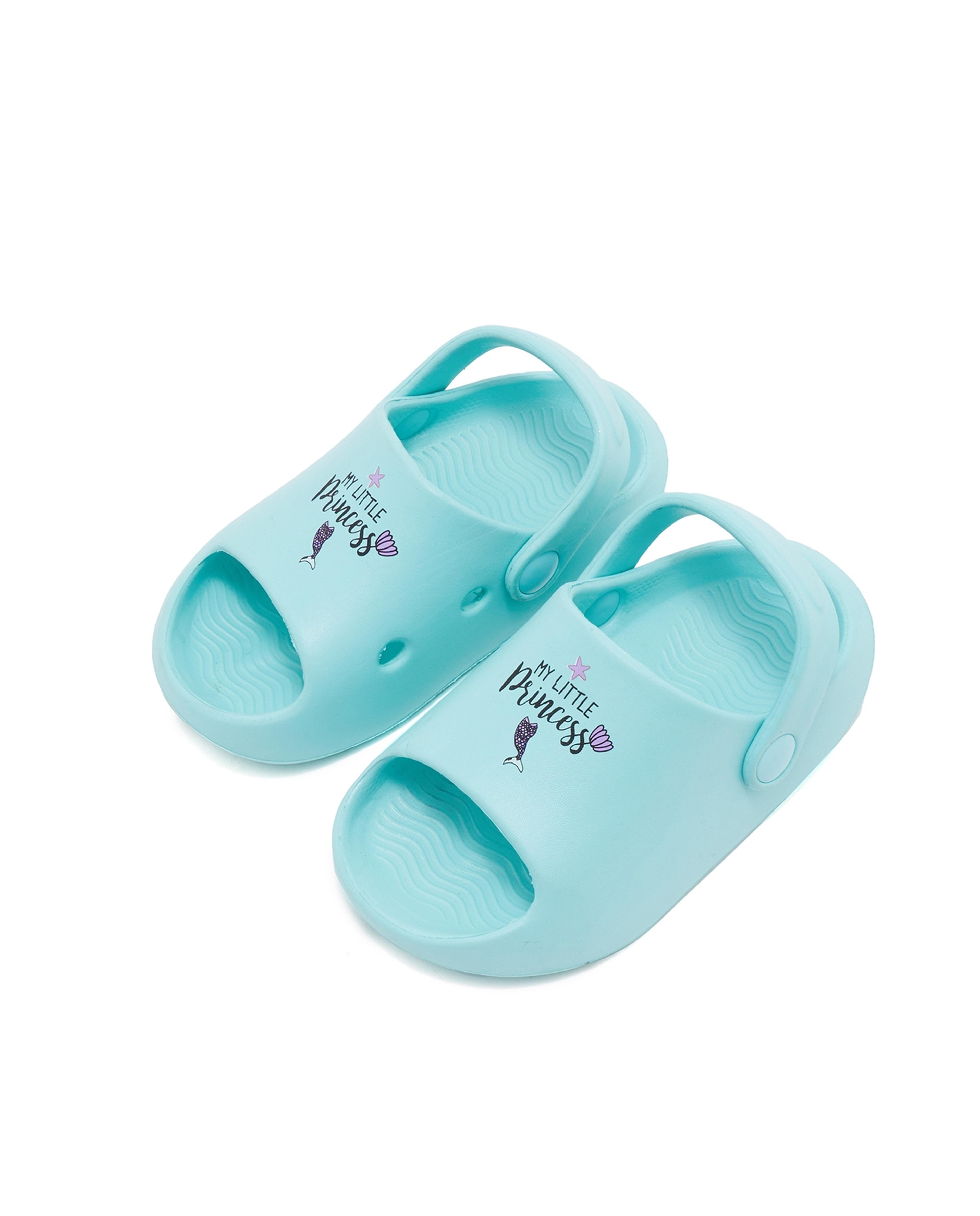 Printed Slingback Clogs