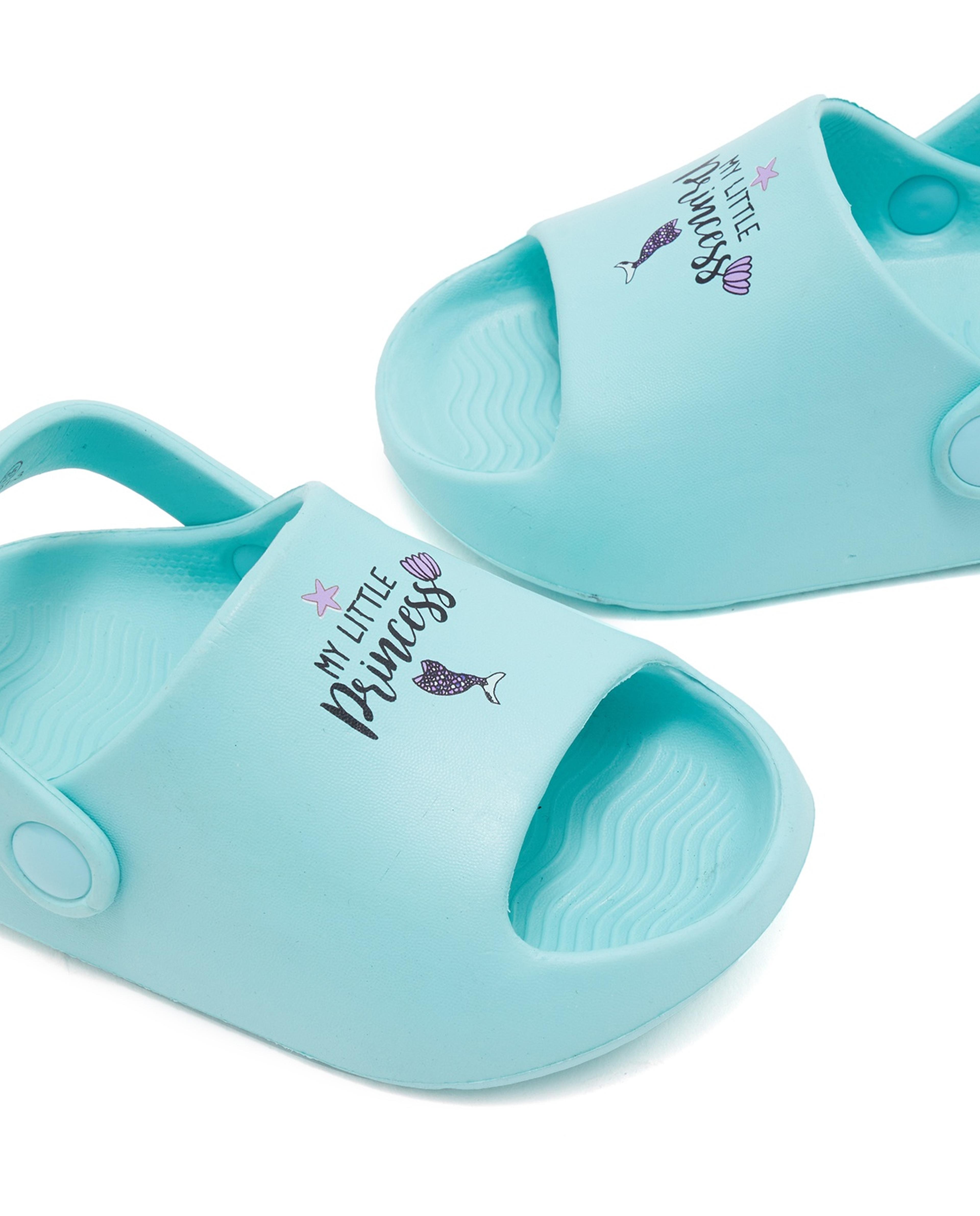 Printed Slingback Clogs