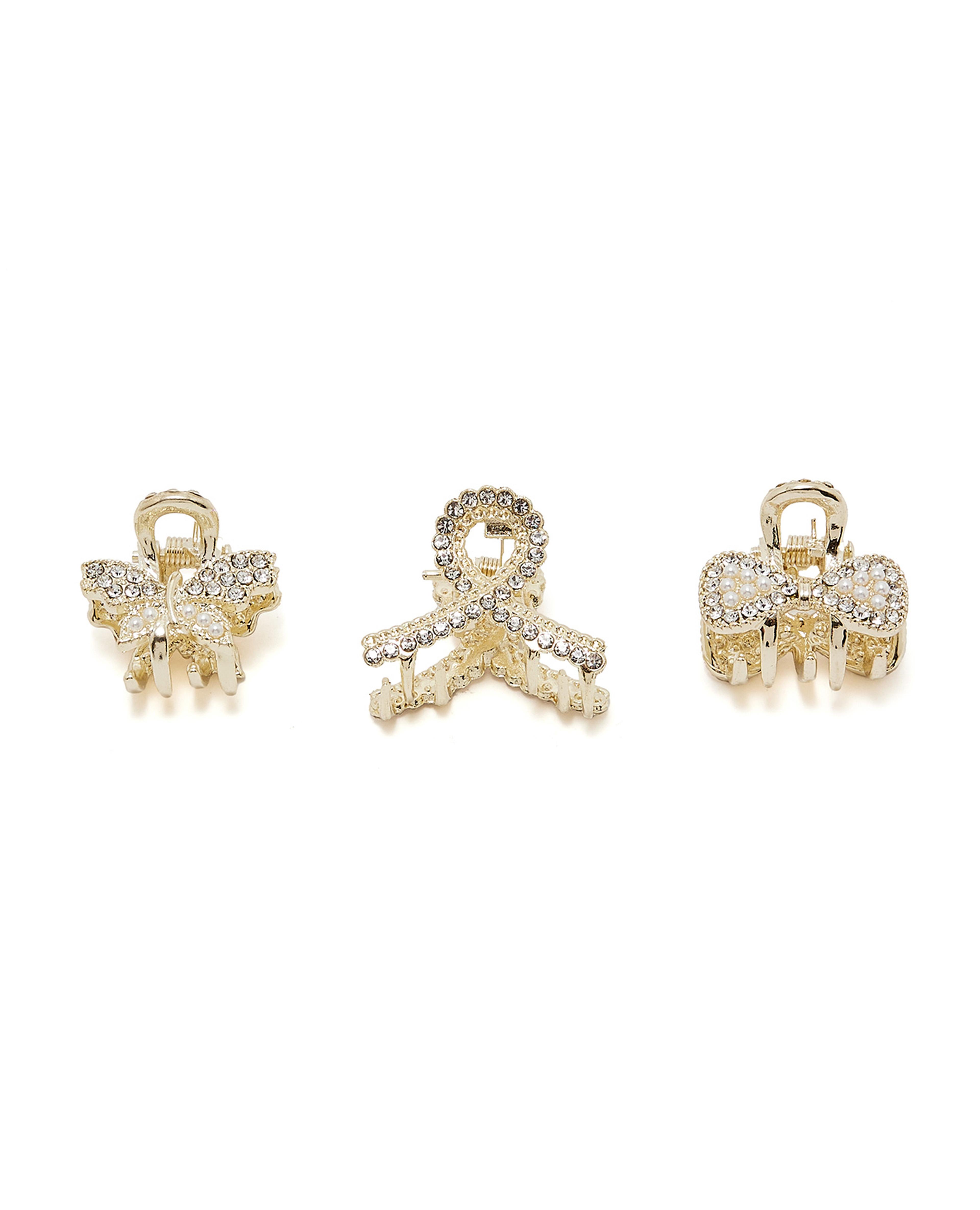 مشابك شعر صغيرة - 3 قطع