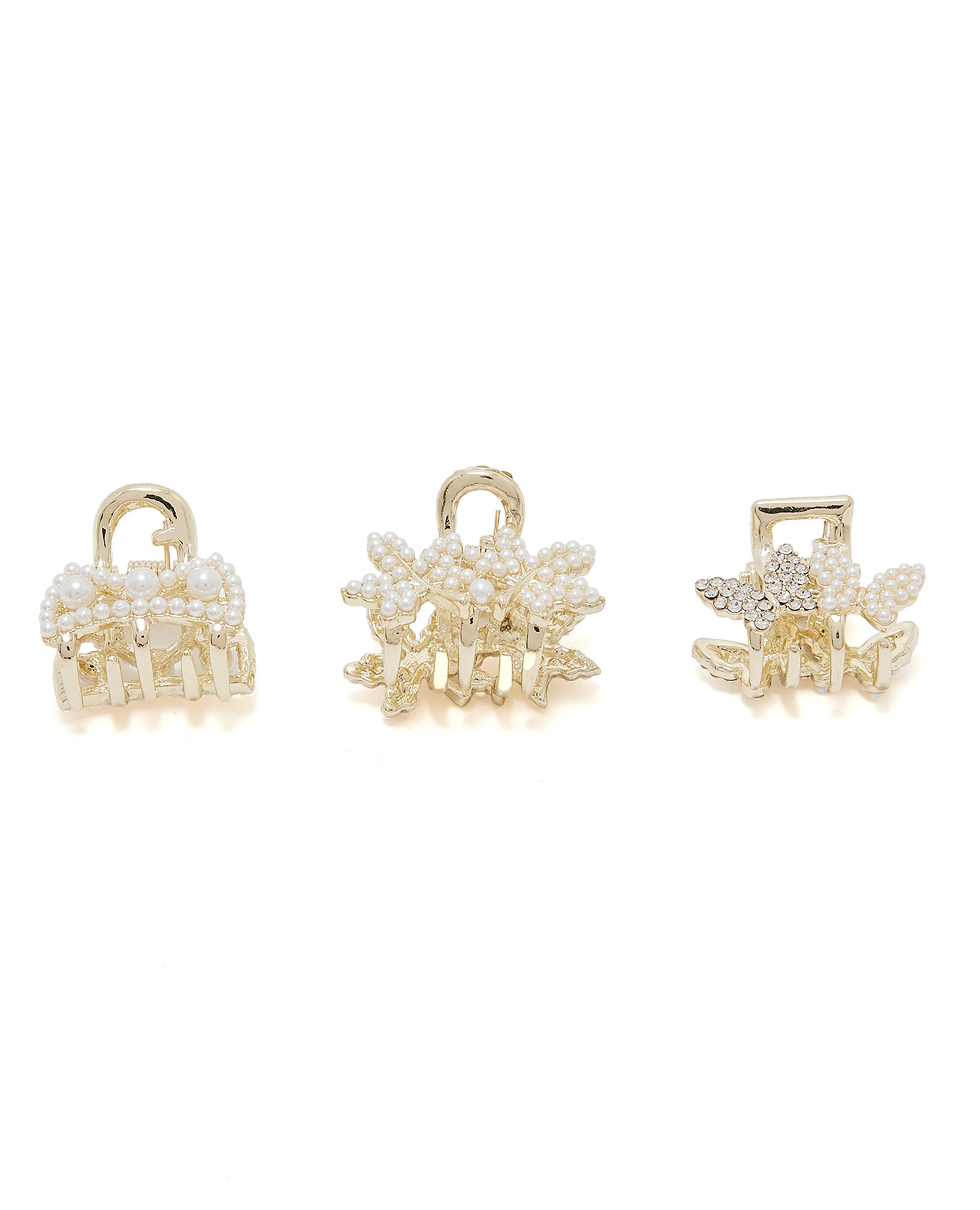 مشابك شعر صغيرة - 3 قطع