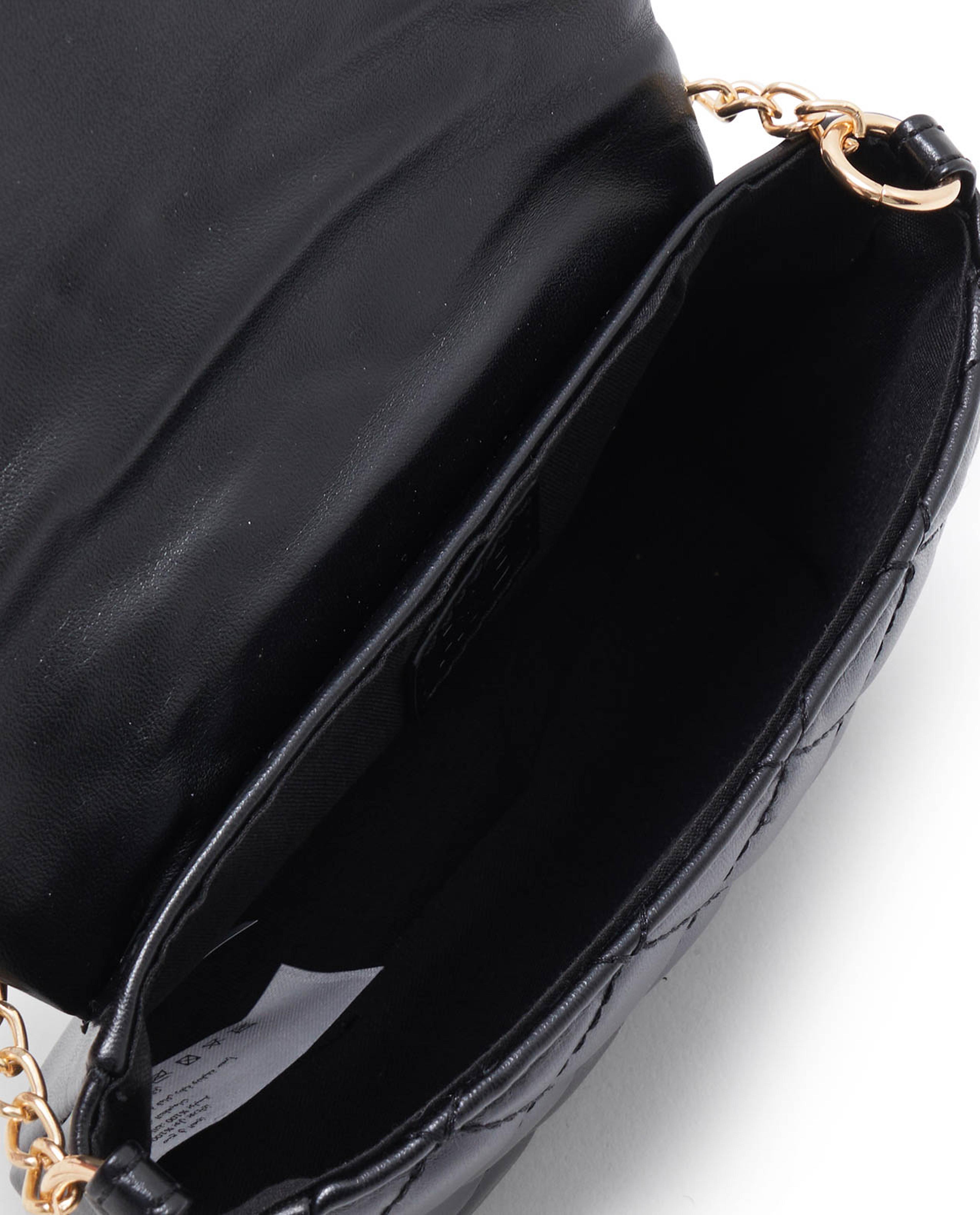 Quilted Flap Crossbody Bag