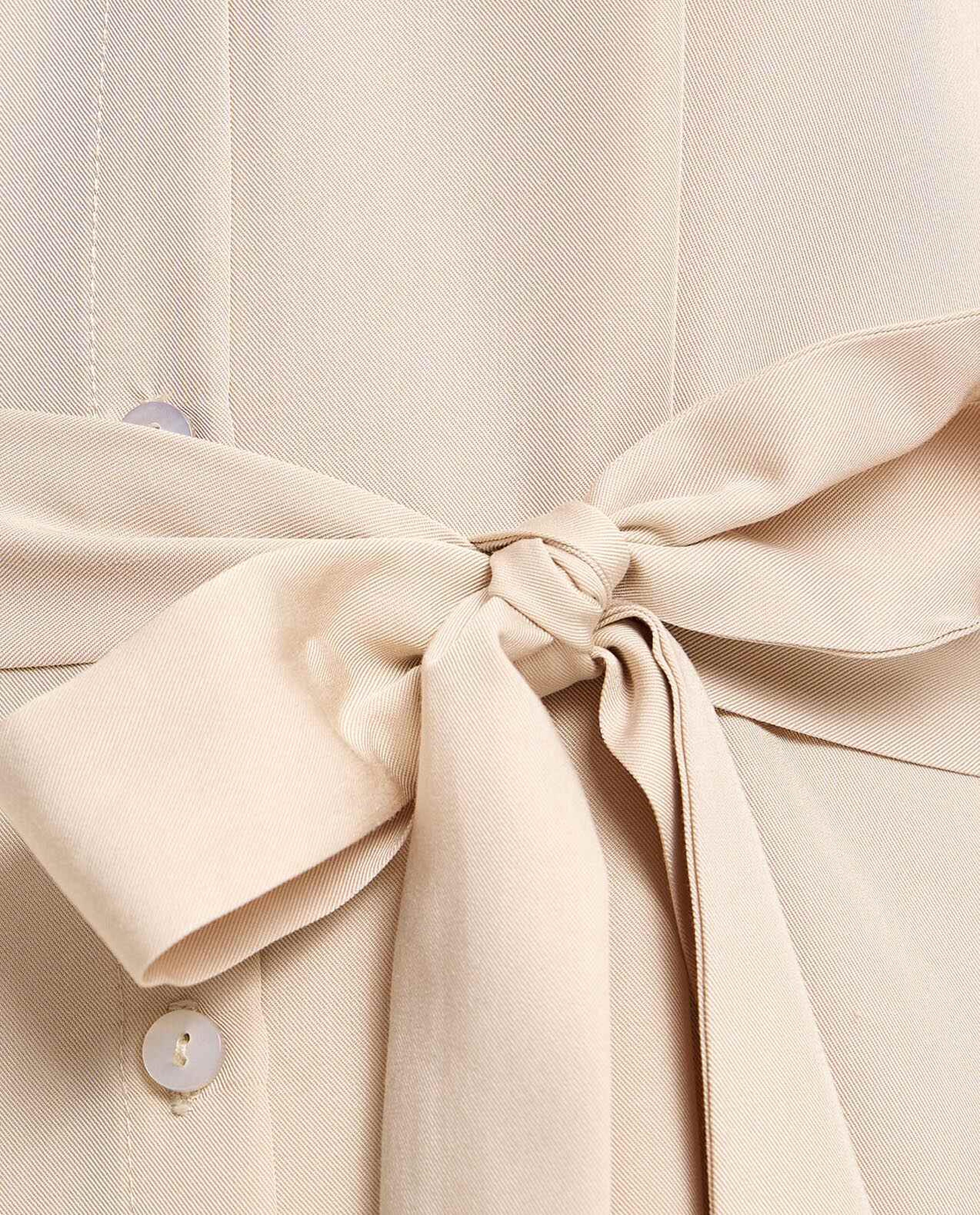 Solid Belted Shirt Dress with Short Sleeves