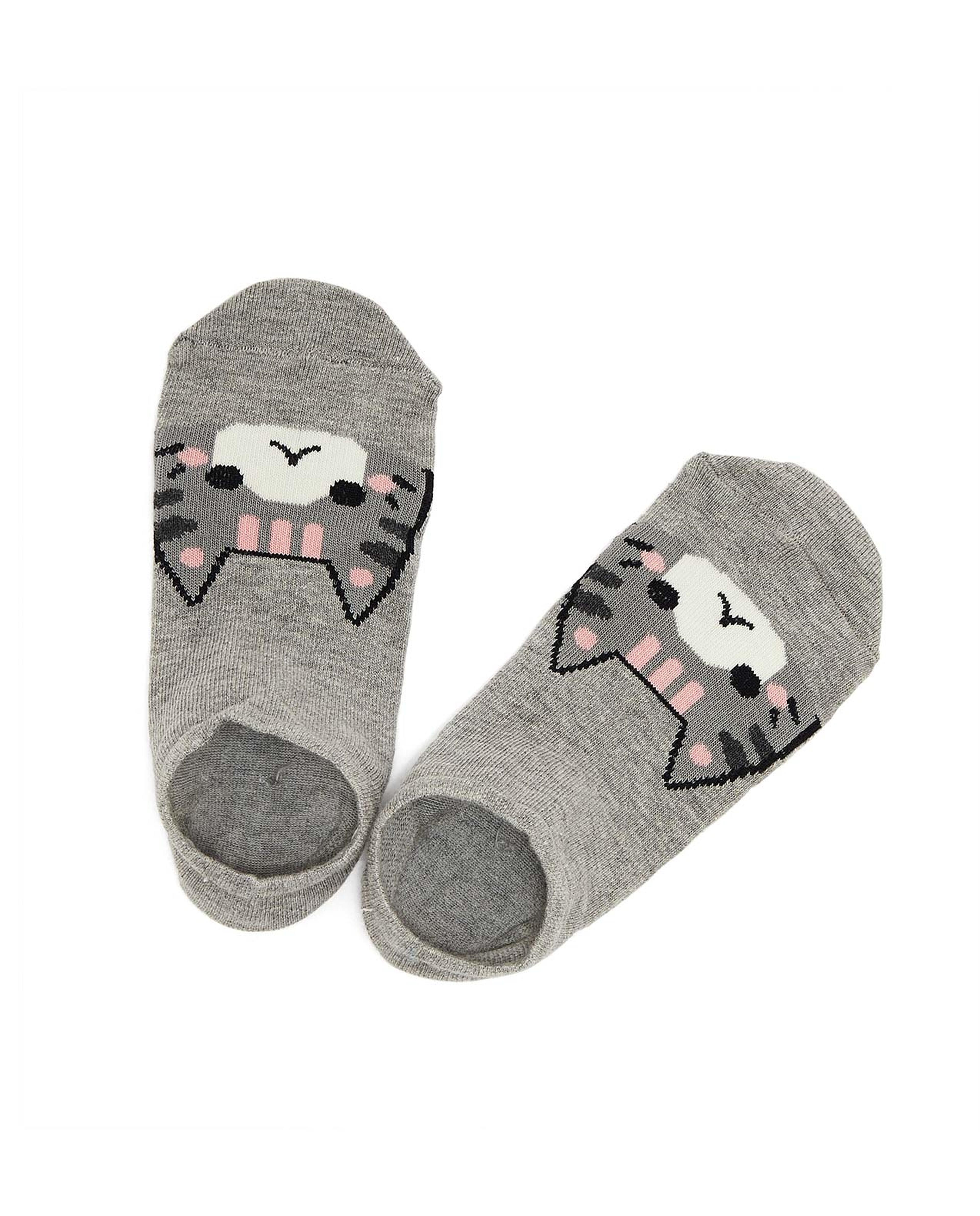 جوارب مخفية منقوشة - مجموعة من ٣ أزواج