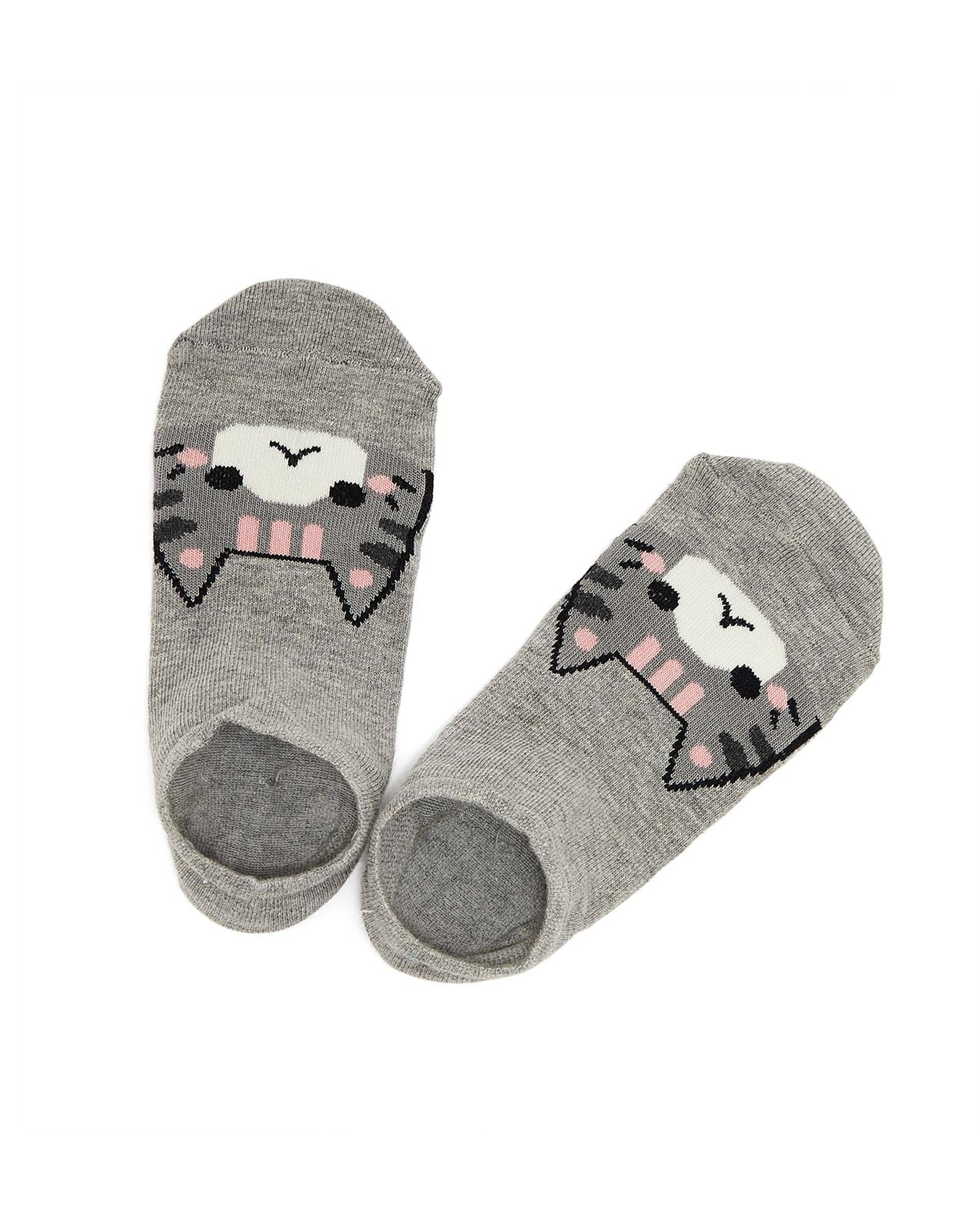 جوارب مخفية منقوشة - مجموعة من ٣ أزواج