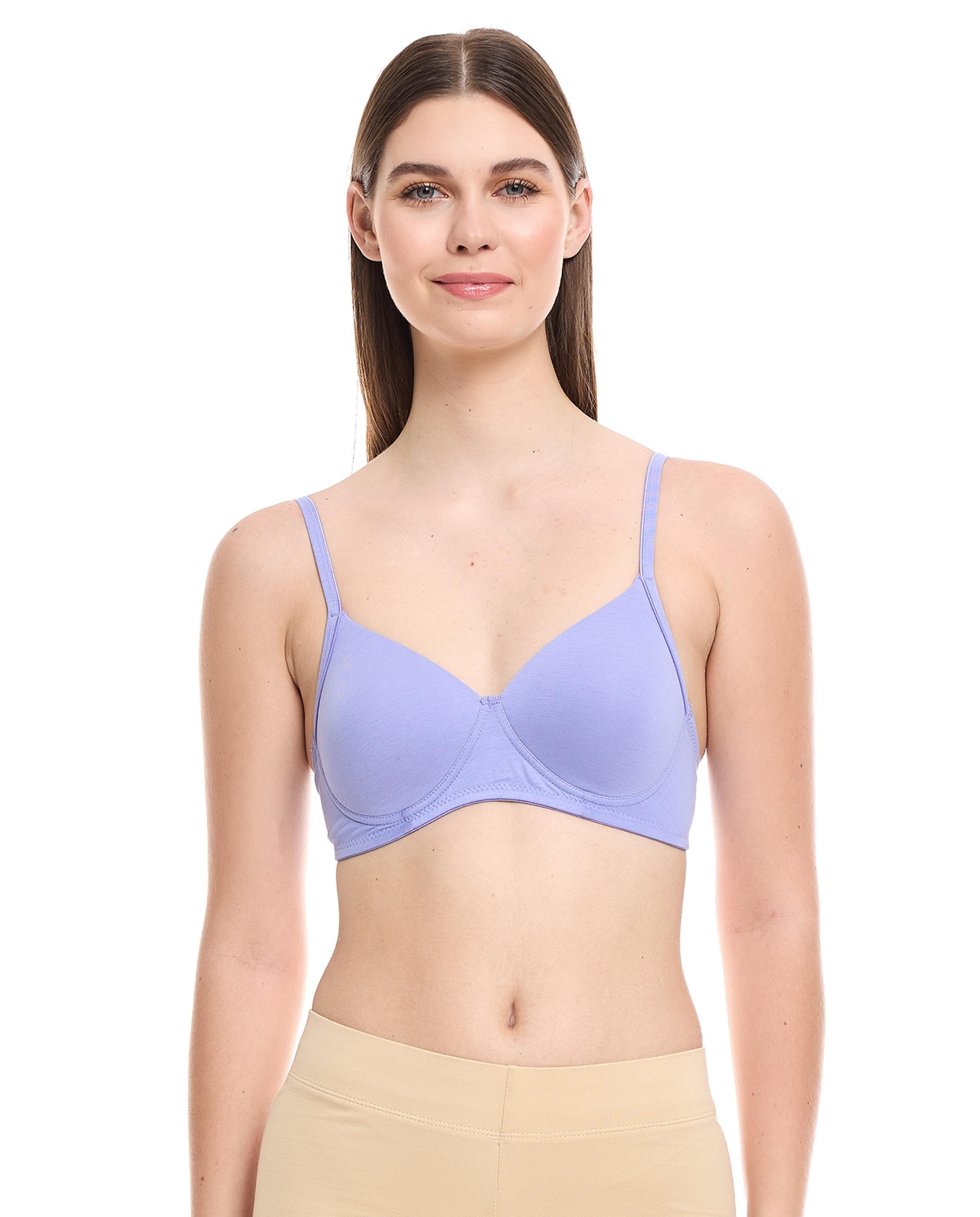 طقم حمالة صدر ببطانة خفيفة