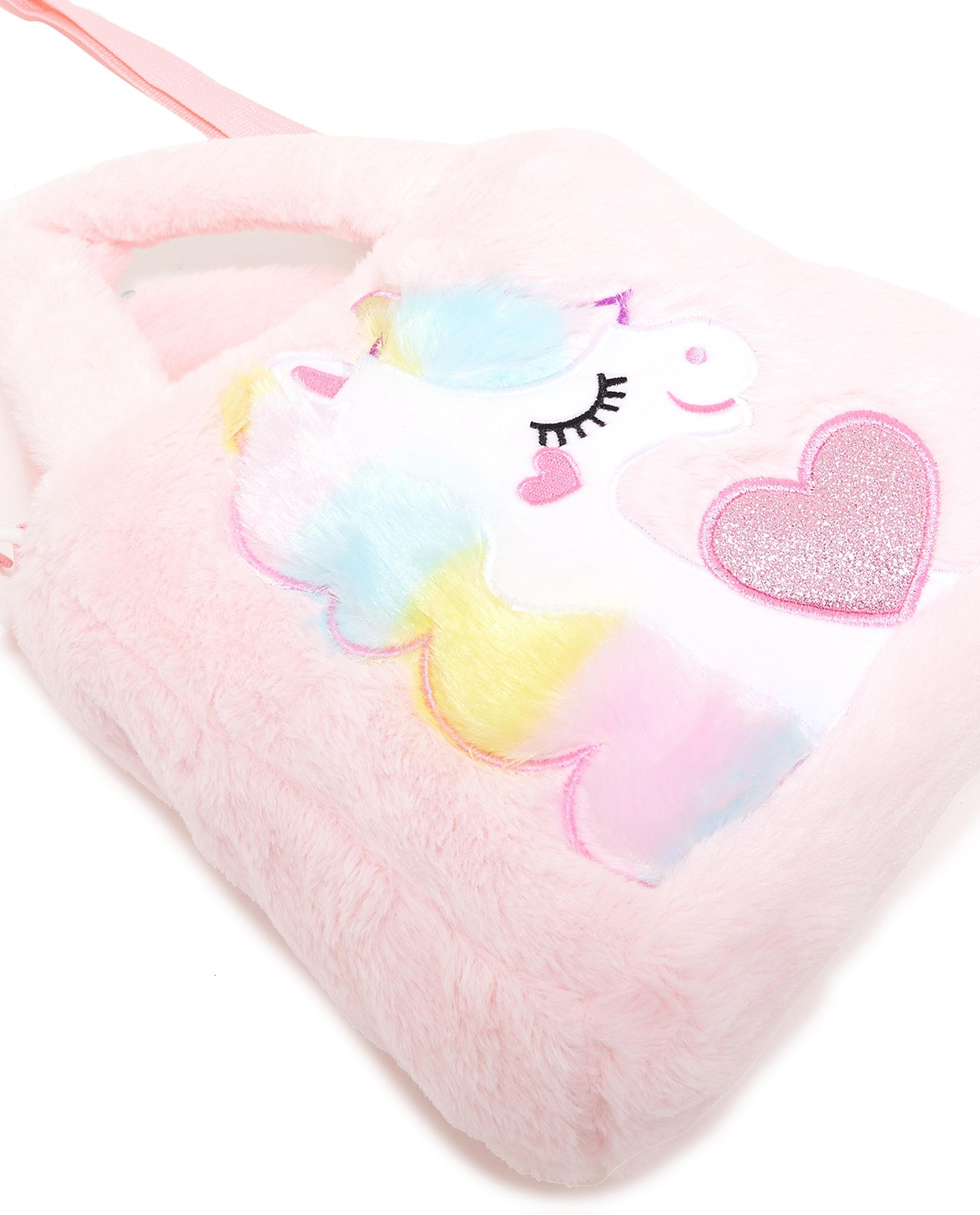 حقيبة يونيكورن فرو صغيرة