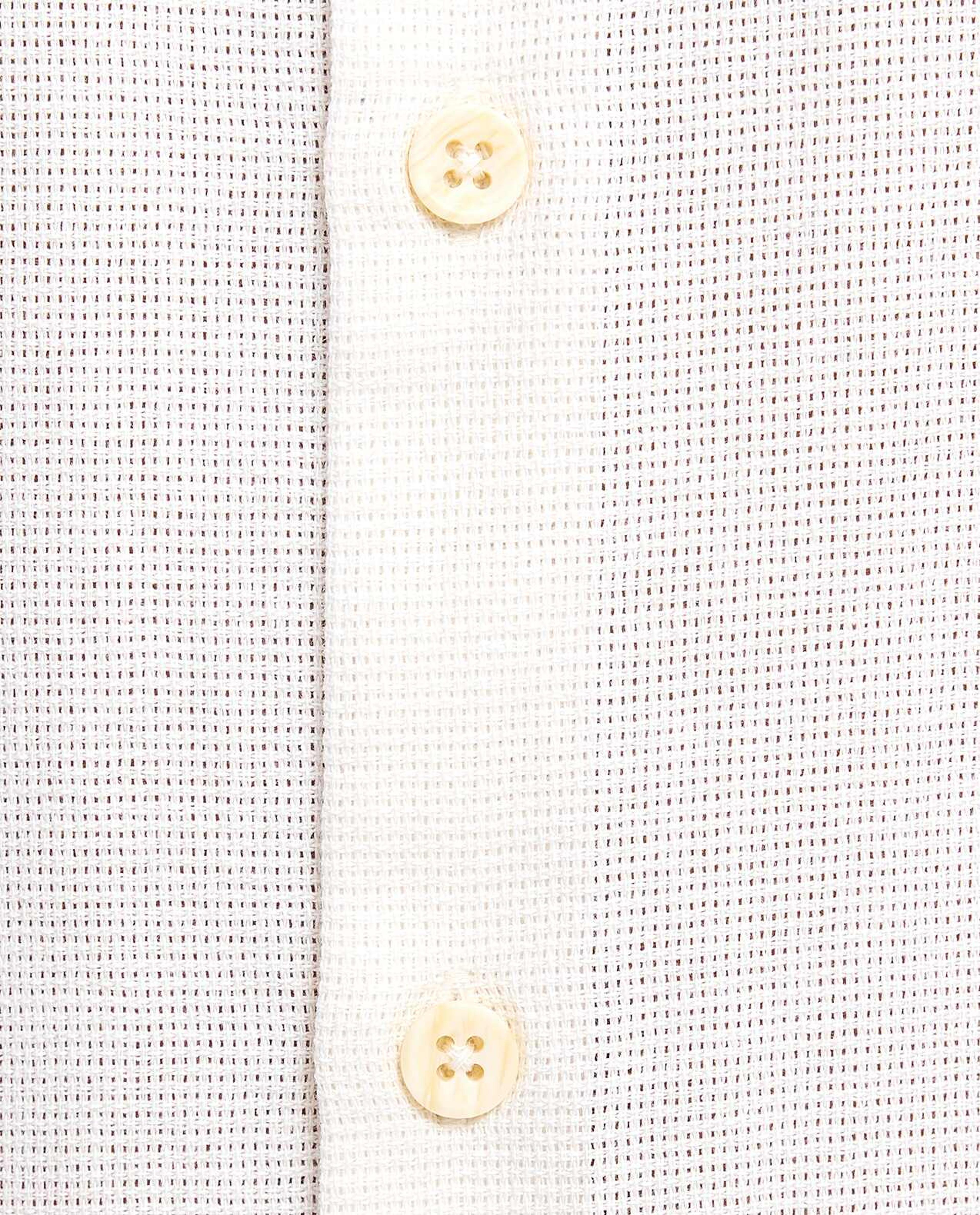 Textured Shirt with Classic Collar and Short Sleeves