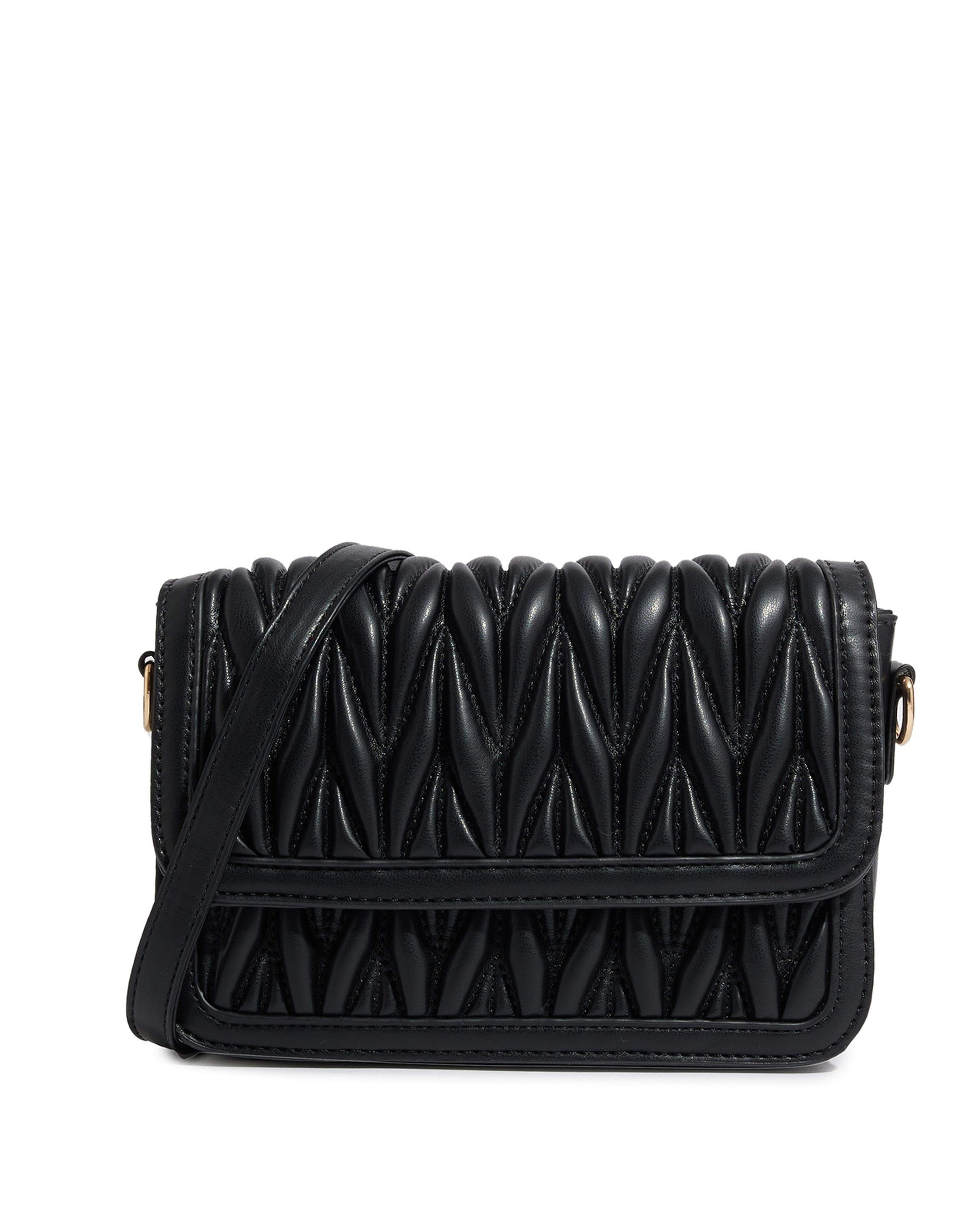 Quilted Flap Crossbody Bag