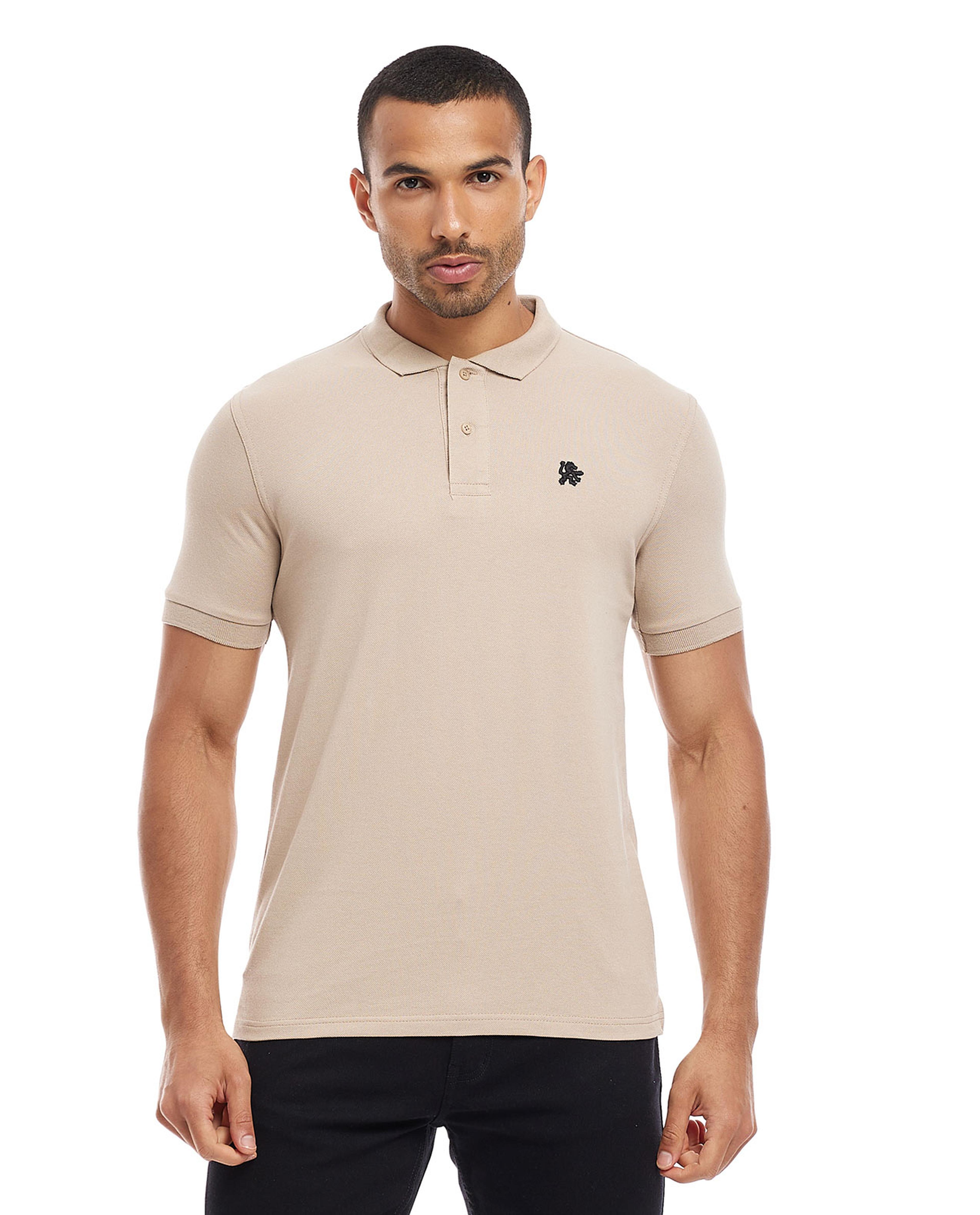 تيشيرت بولو بأكمام قصيرة