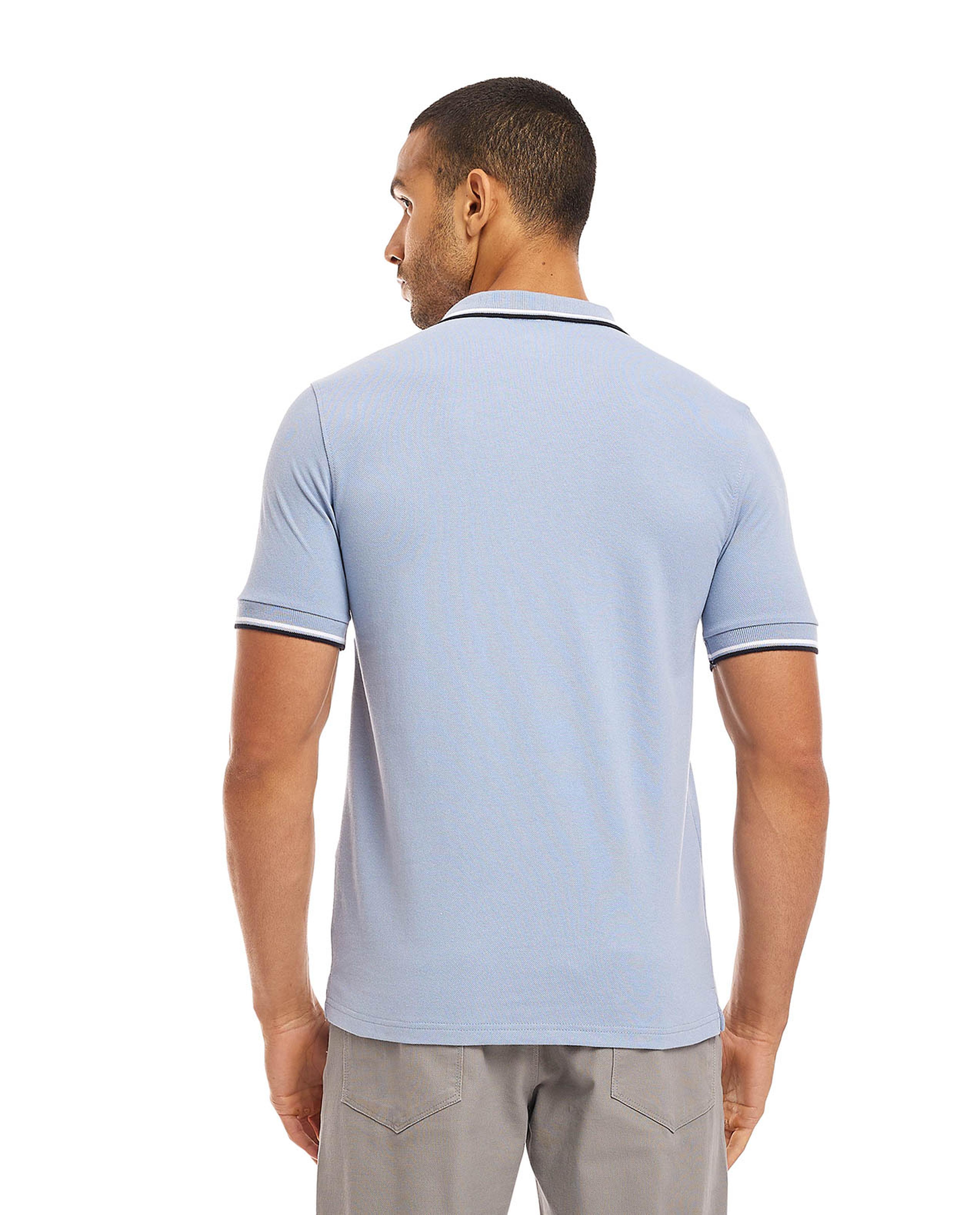 تيشيرت بولو بأكمام قصيرة