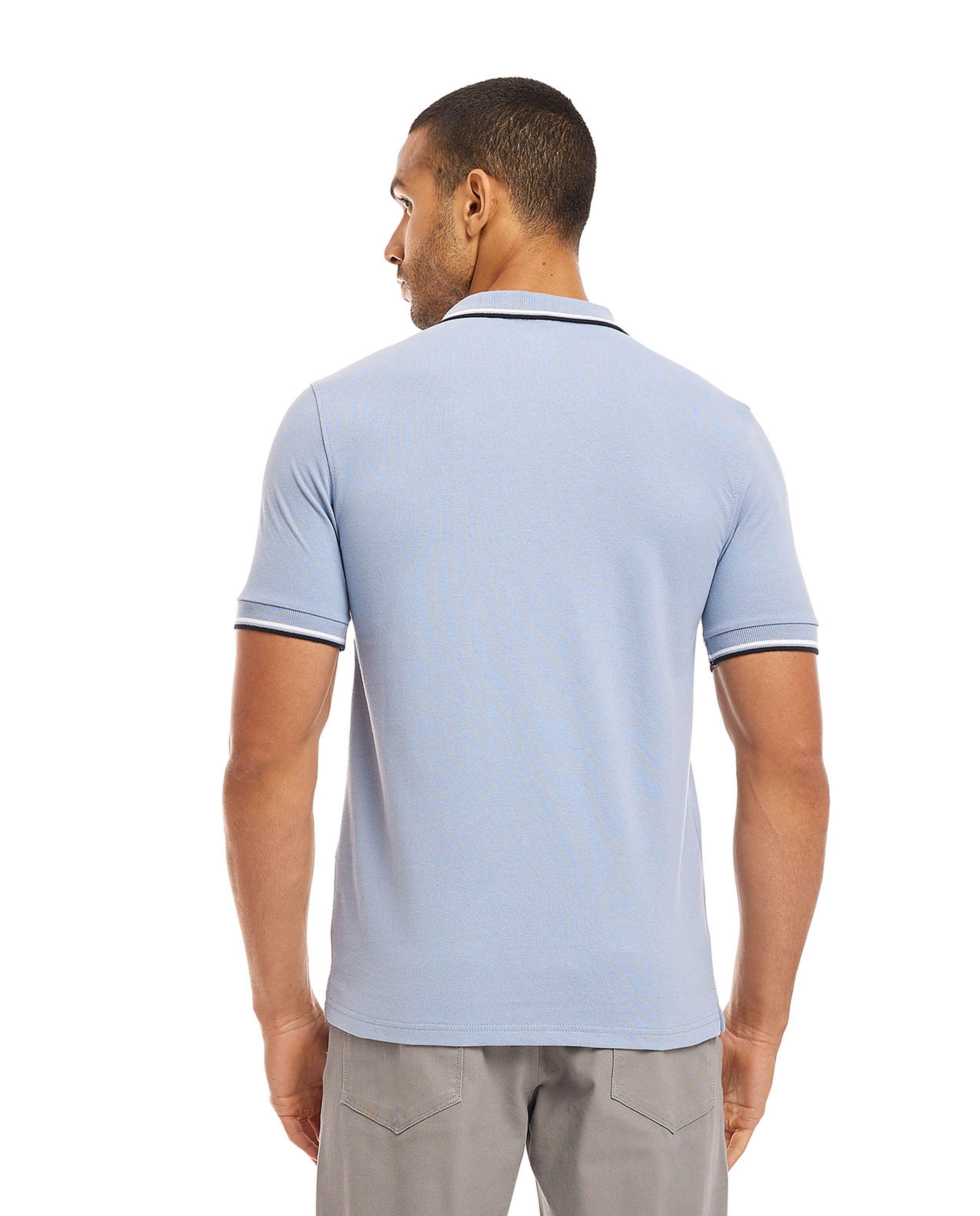 تيشيرت بولو بأكمام قصيرة