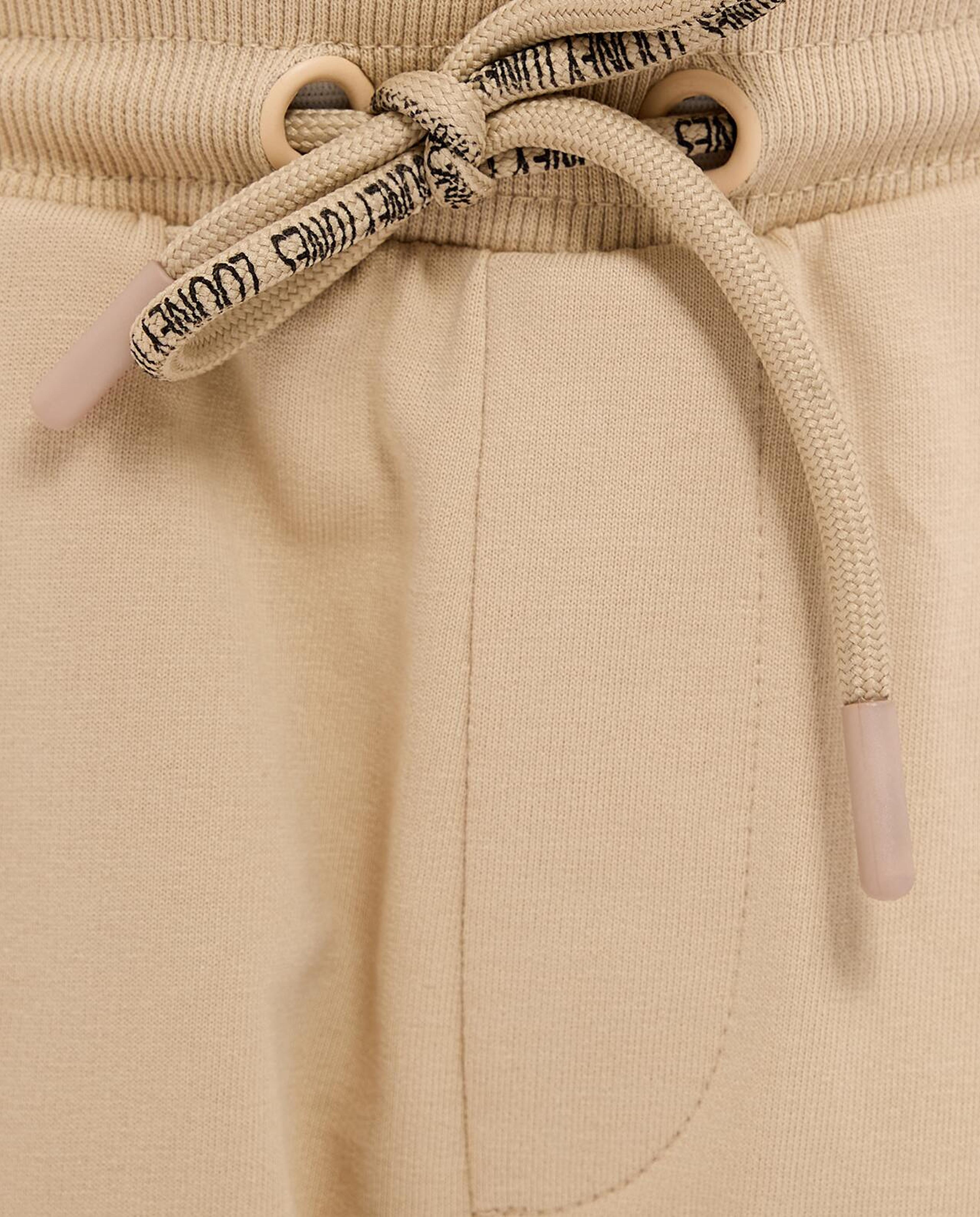 Looney Tunes Print Pants with Drawstring Waist